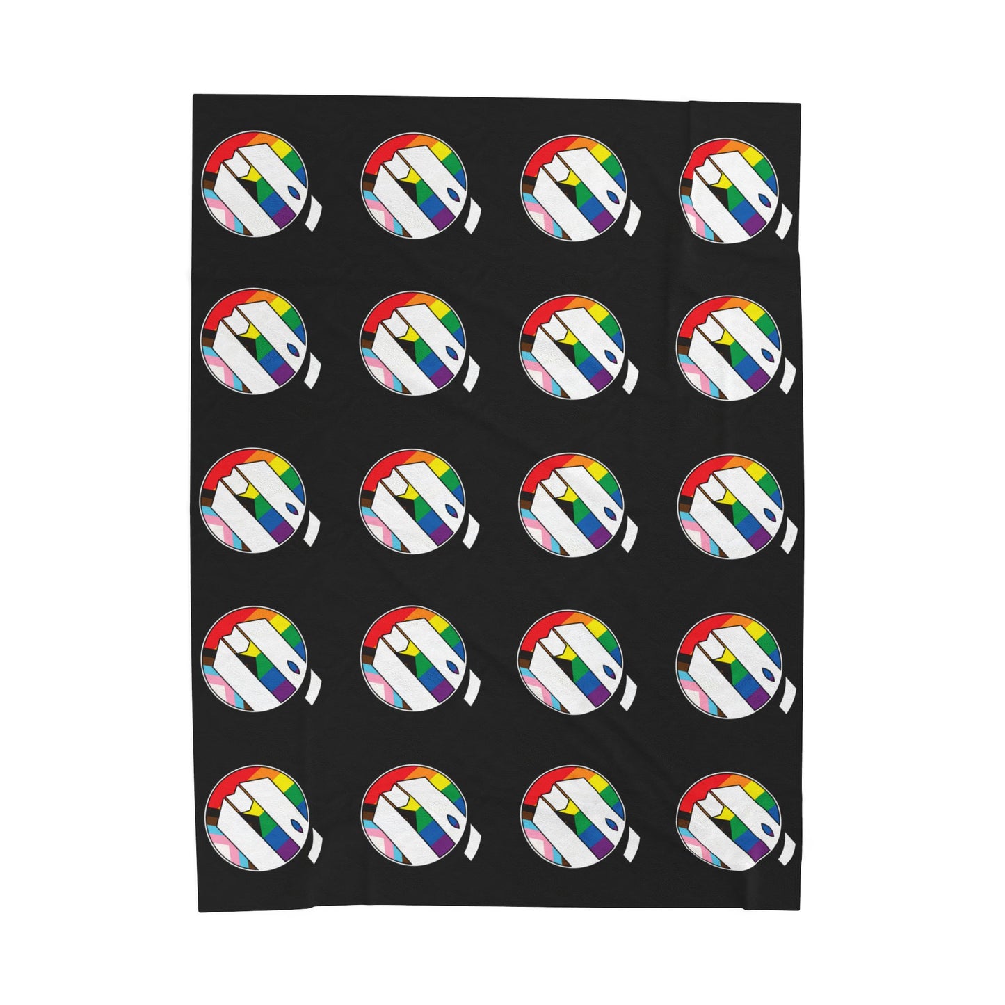 UUMA Rainbow Logo Plush Blanket