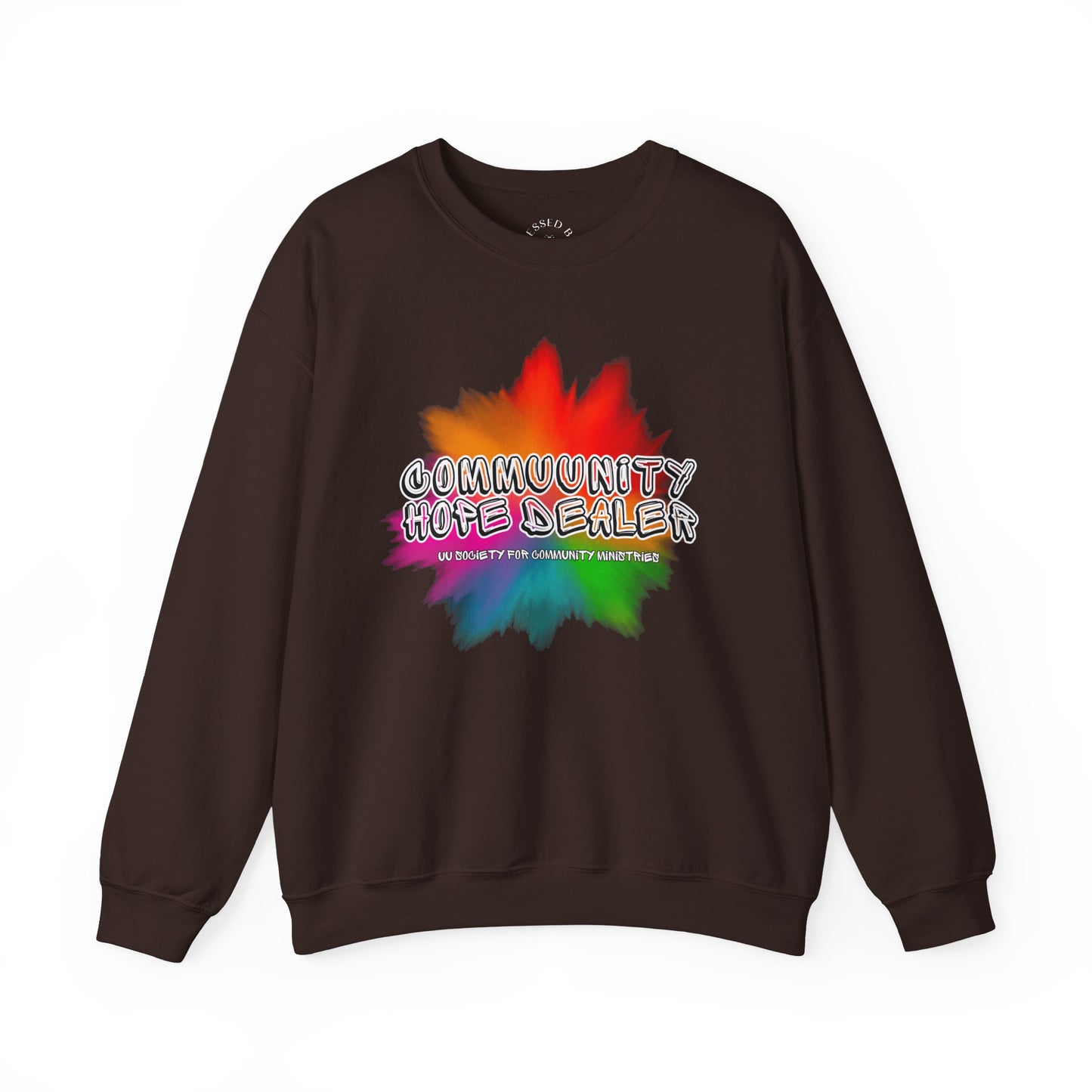 UUSCM x Blessed Bee Community Hope Dealer Sweatshirt - Profits Benefit UUSCM & the Blessed Bee Mutual Aid Fund