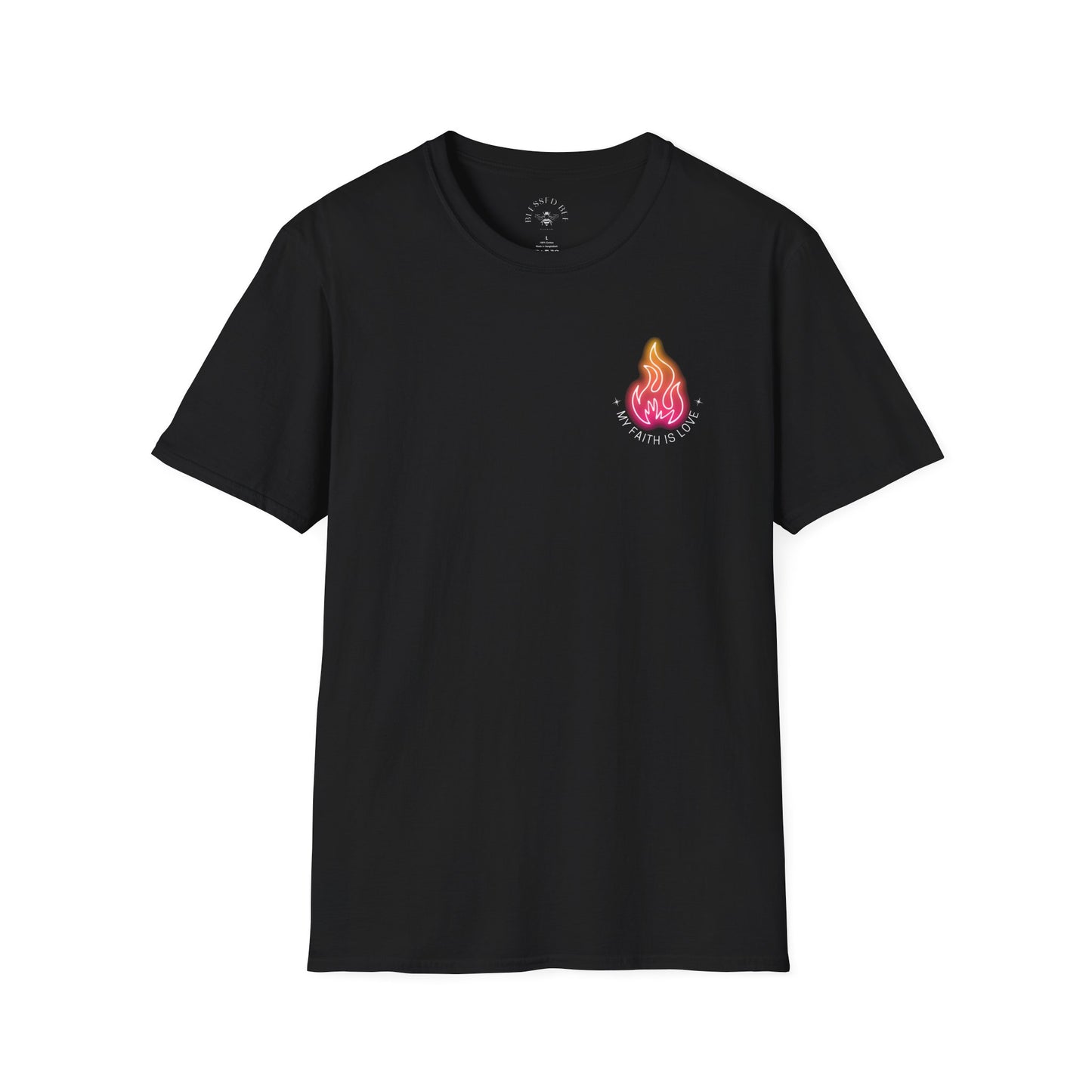 My Faith Is Love UU Chalice T-Shirt - Adult (Front and Back)