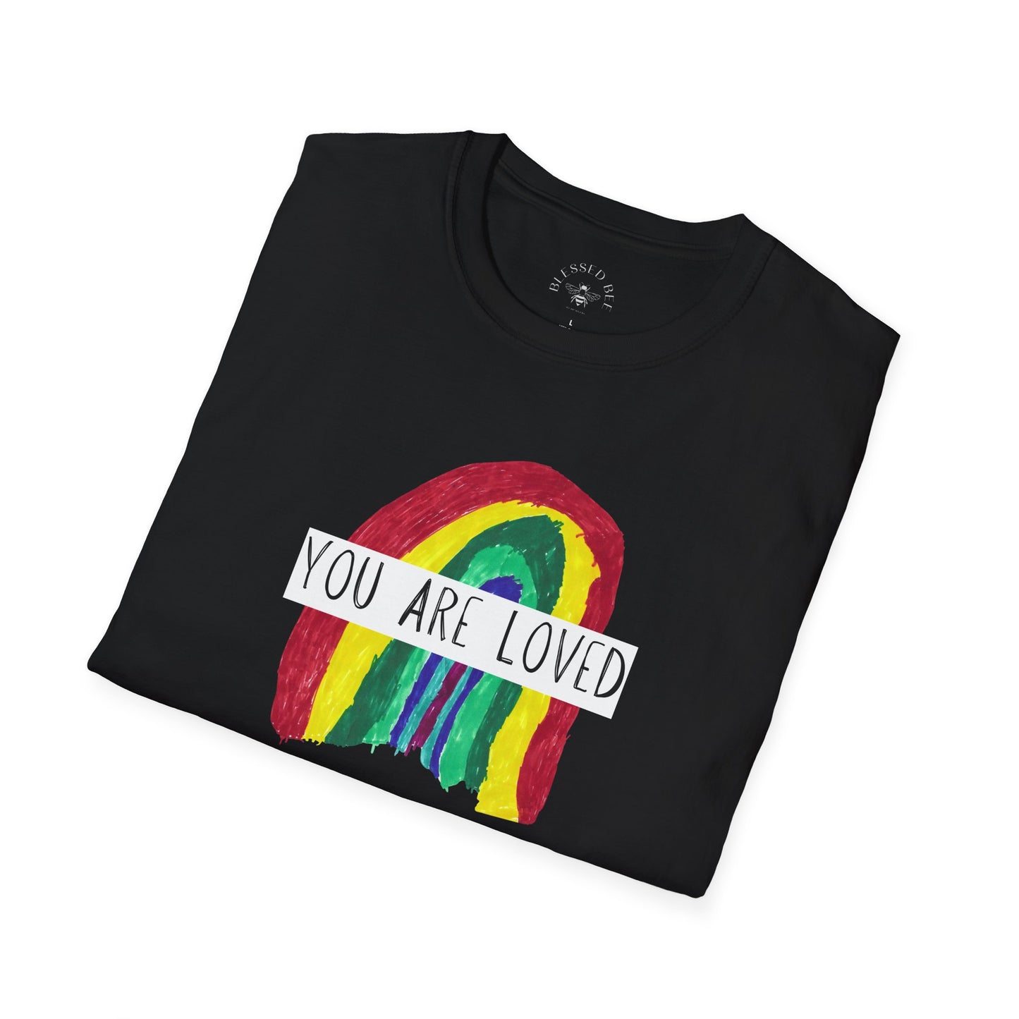 Designed by Henry - You Are Loved Rainbow T-Shirt - Adult