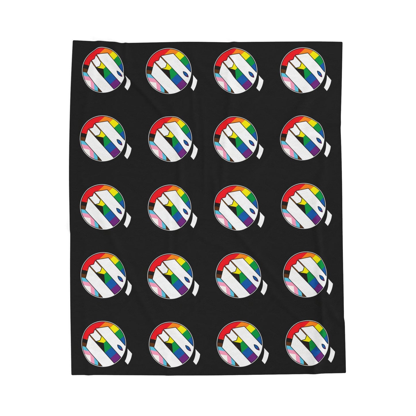 UUMA Rainbow Logo Plush Blanket