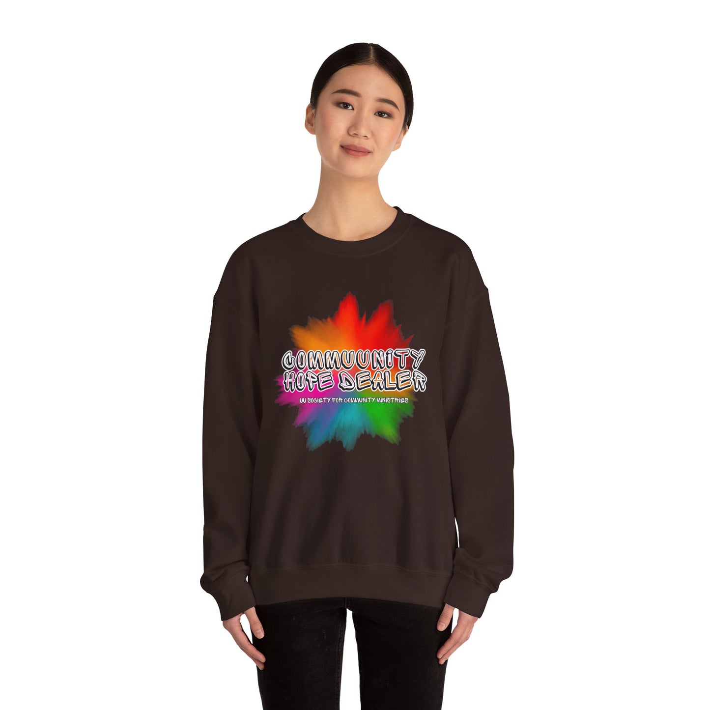 UUSCM x Blessed Bee Community Hope Dealer Sweatshirt - Profits Benefit UUSCM & the Blessed Bee Mutual Aid Fund