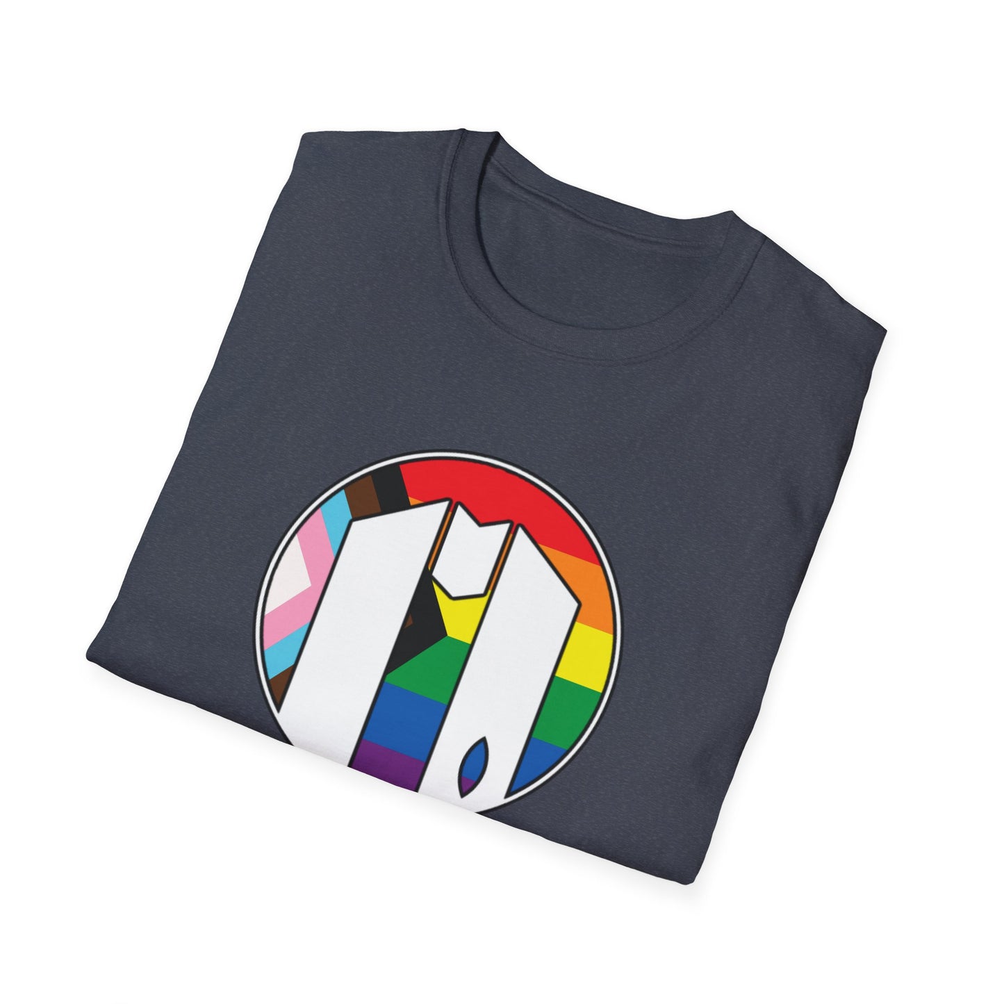 Rainbow Unitarian Universalist Ministers' Association UUMA Logo - Unisex Softstyle T-Shirt