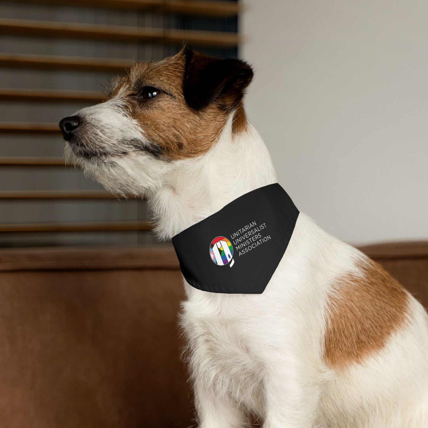 UUMA Rainbow Logo Pet Bandana Collar