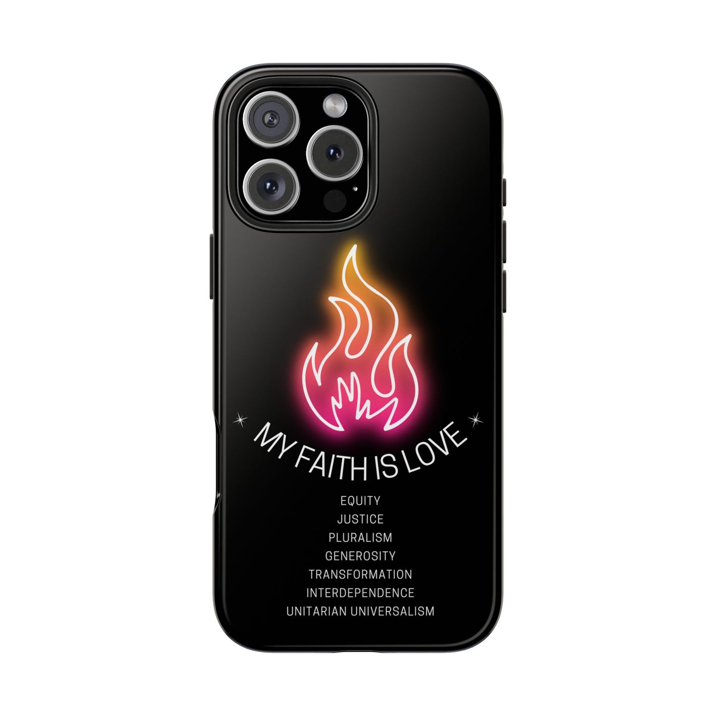 My Faith is Love UU Chalice Phone Case