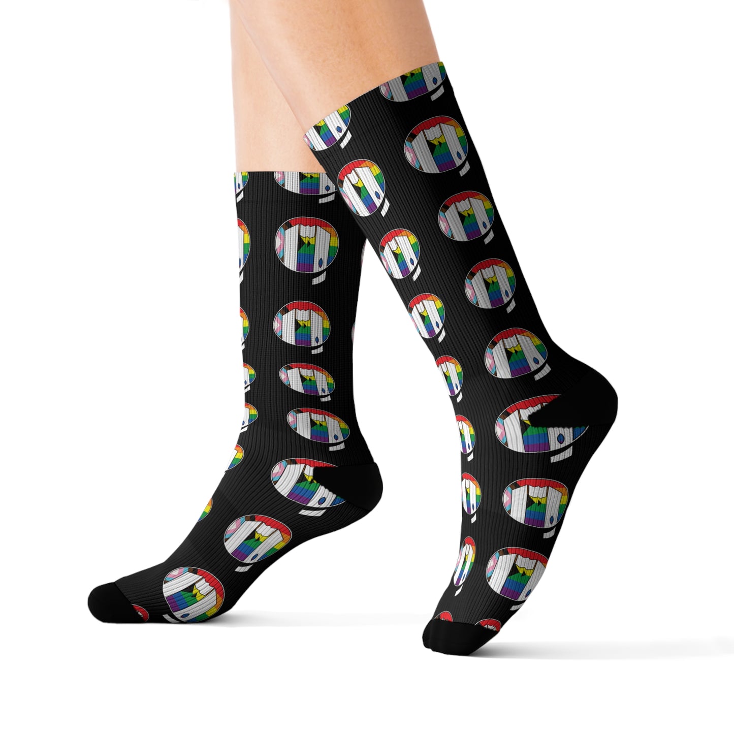 UUMA Rainbow Logo Socks