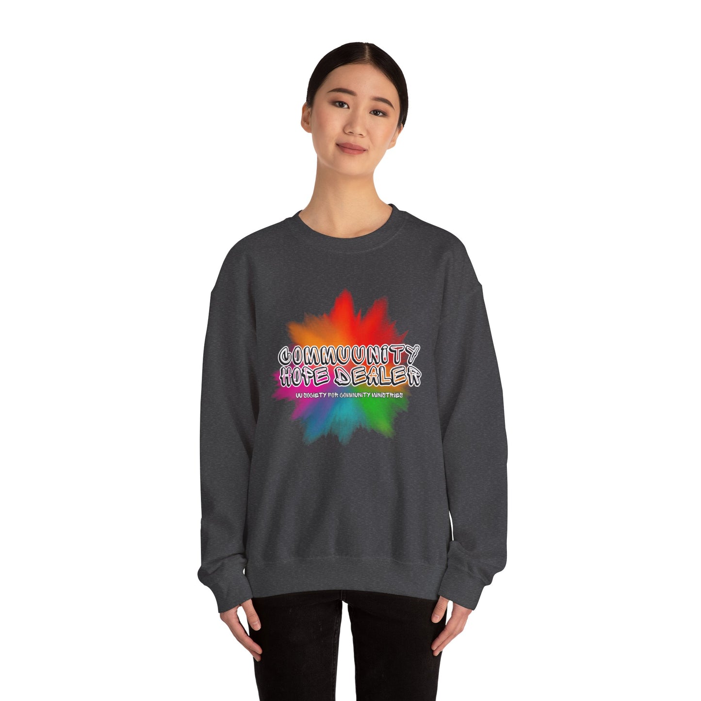 UUSCM x Blessed Bee Community Hope Dealer Sweatshirt - Profits Benefit UUSCM & the Blessed Bee Mutual Aid Fund