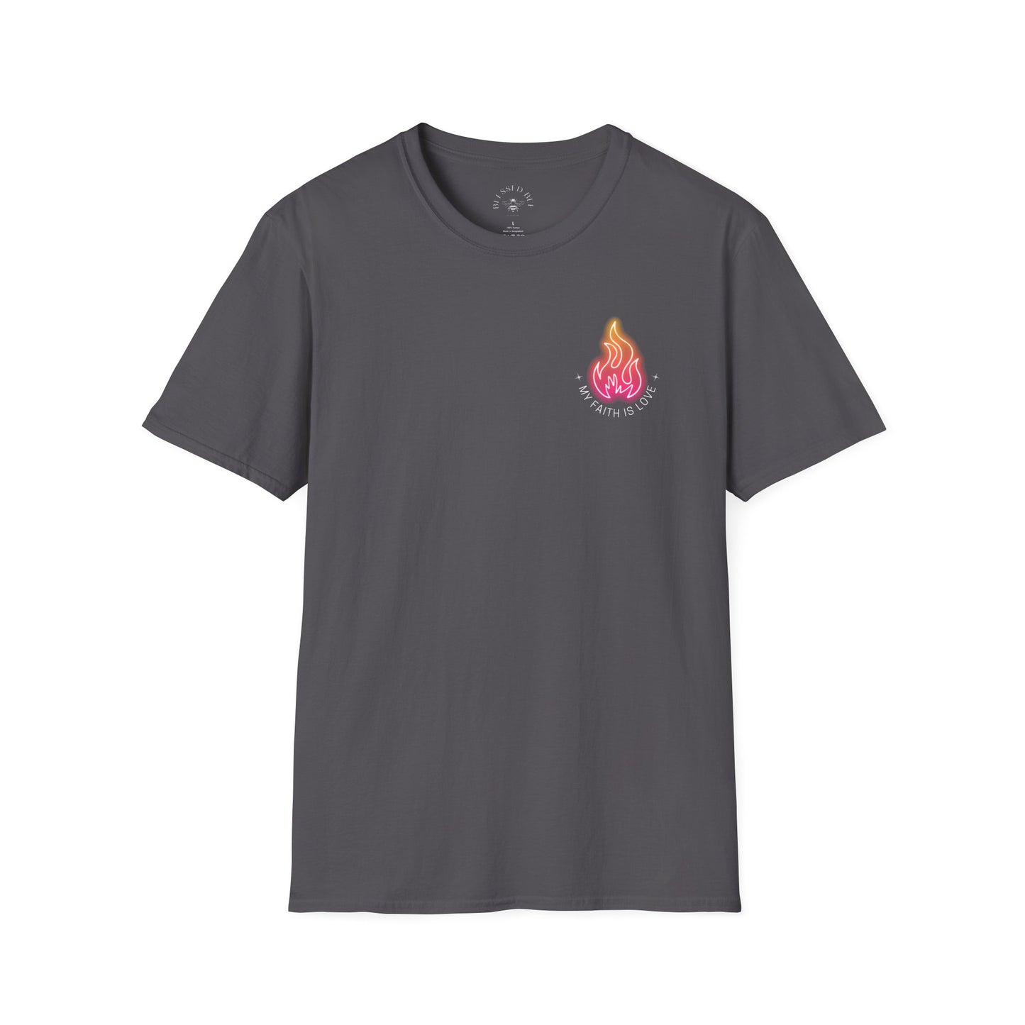 My Faith Is Love UU Chalice T-Shirt - Adult (Front and Back)