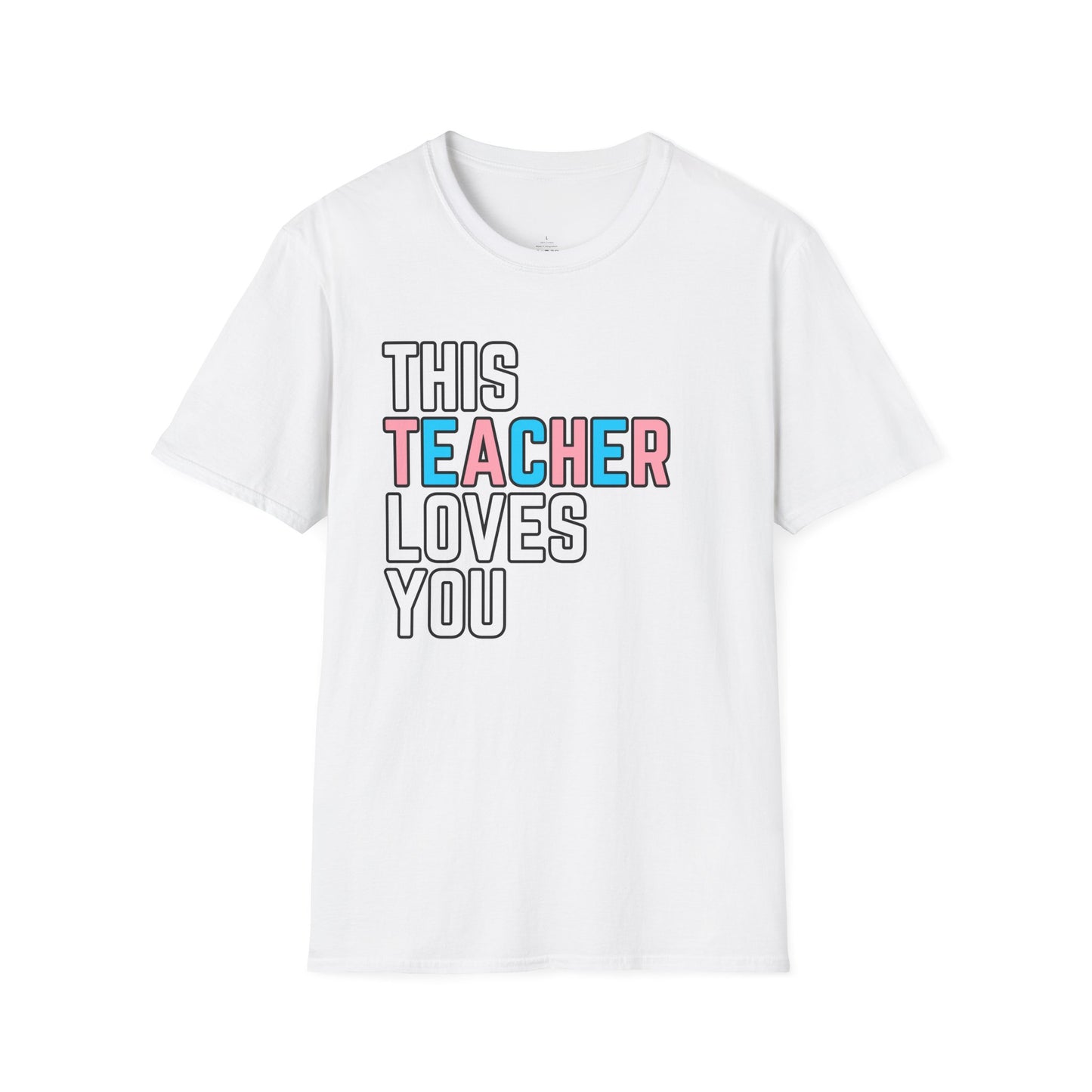 This Teacher Loves You Trans Pride Shirt