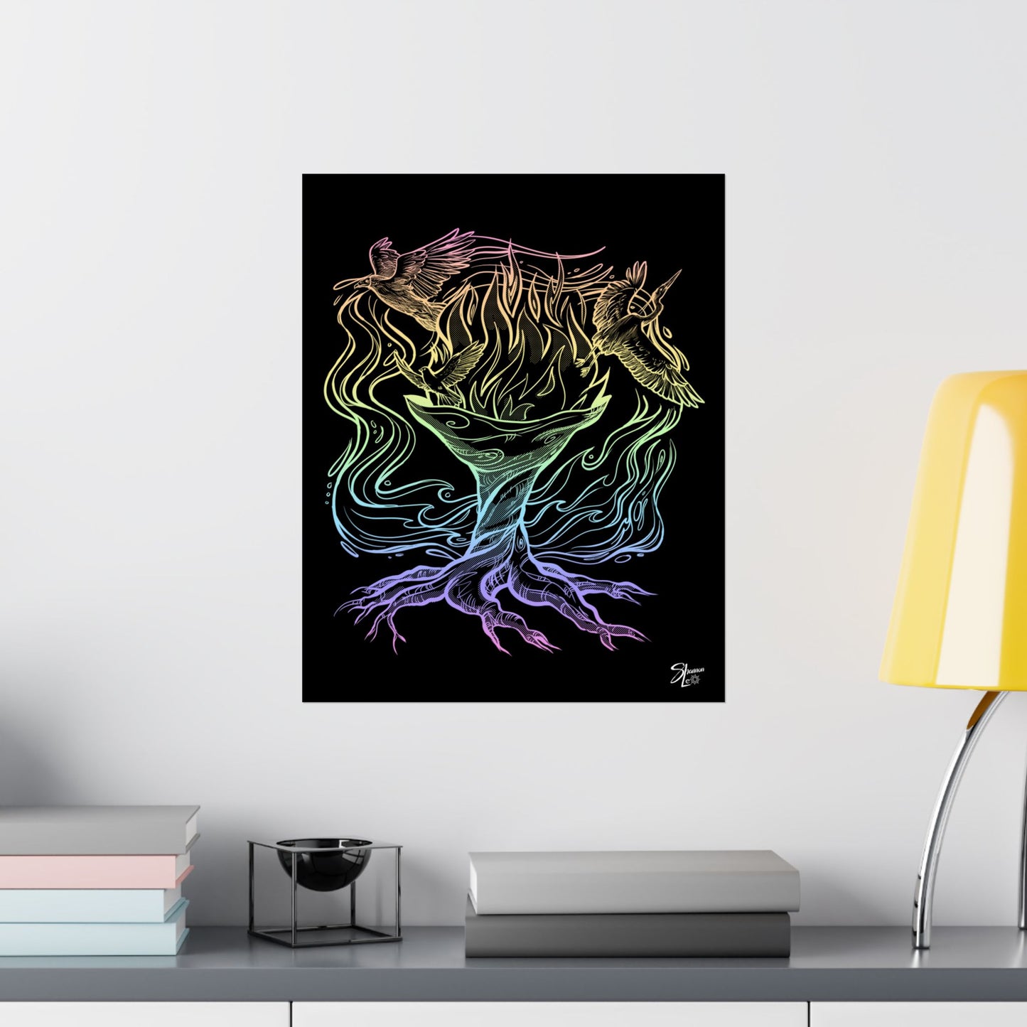 “Spirit of Life” by Shannon Leo Arts - Commissioned for UUMA Ministry Days 2025 - Poster Print