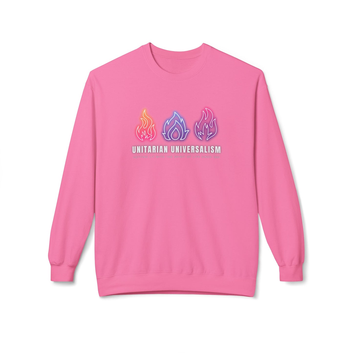 Unitarian Universalism - Getting Lit With the Spirit of Life Sweatshirt