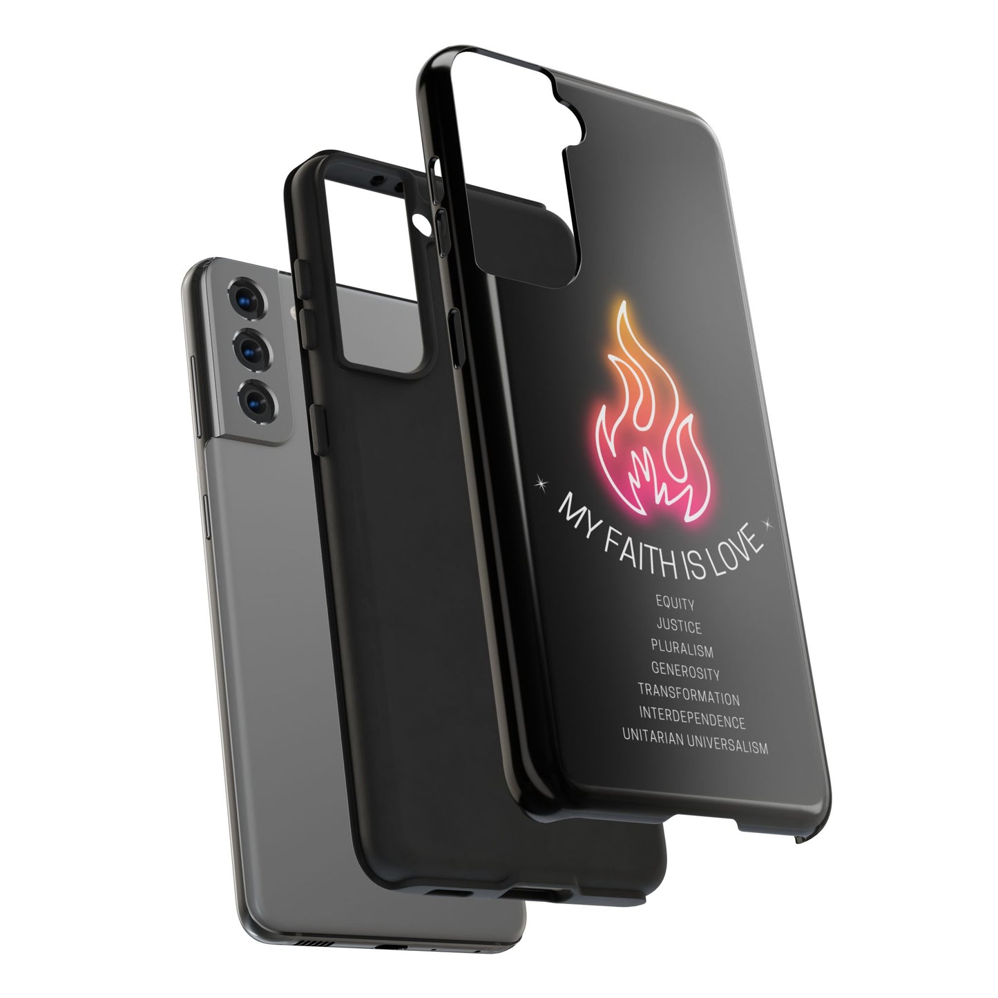 My Faith is Love UU Chalice Phone Case