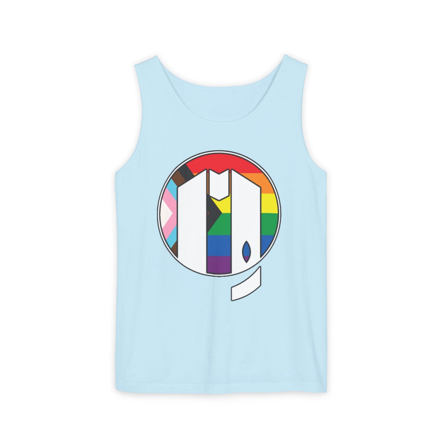 UUMA Rainbow Logo Unisex Garment-Dyed Tank Top