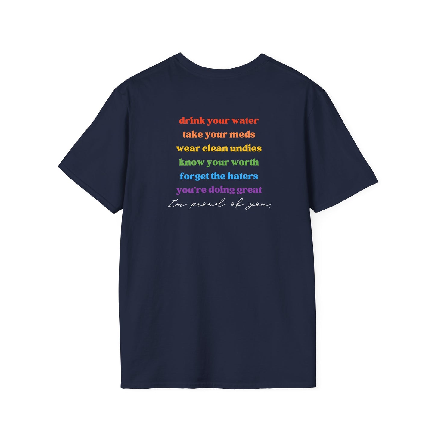 Hi Gay, I'm Mom - T-Shirt - Adult (Front & Back)