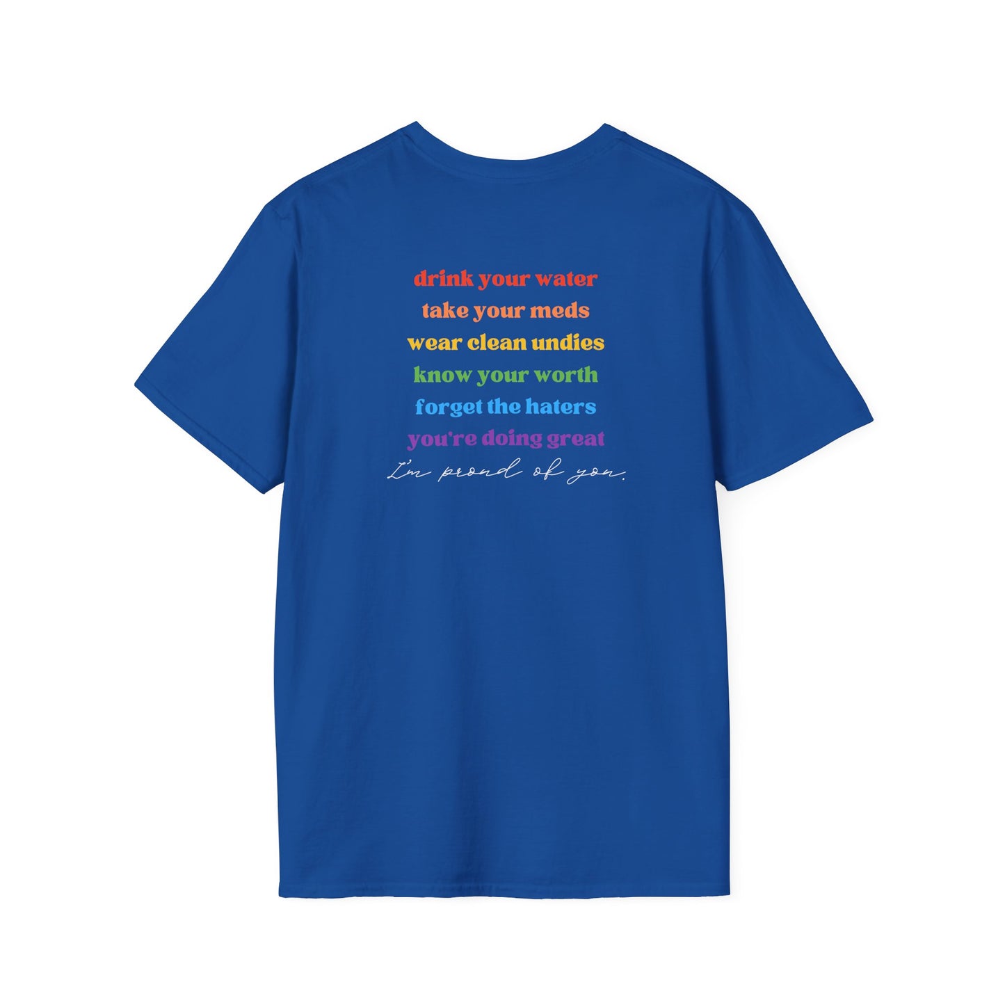 Hi Gay, I'm Mom - T-Shirt - Adult (Front & Back)
