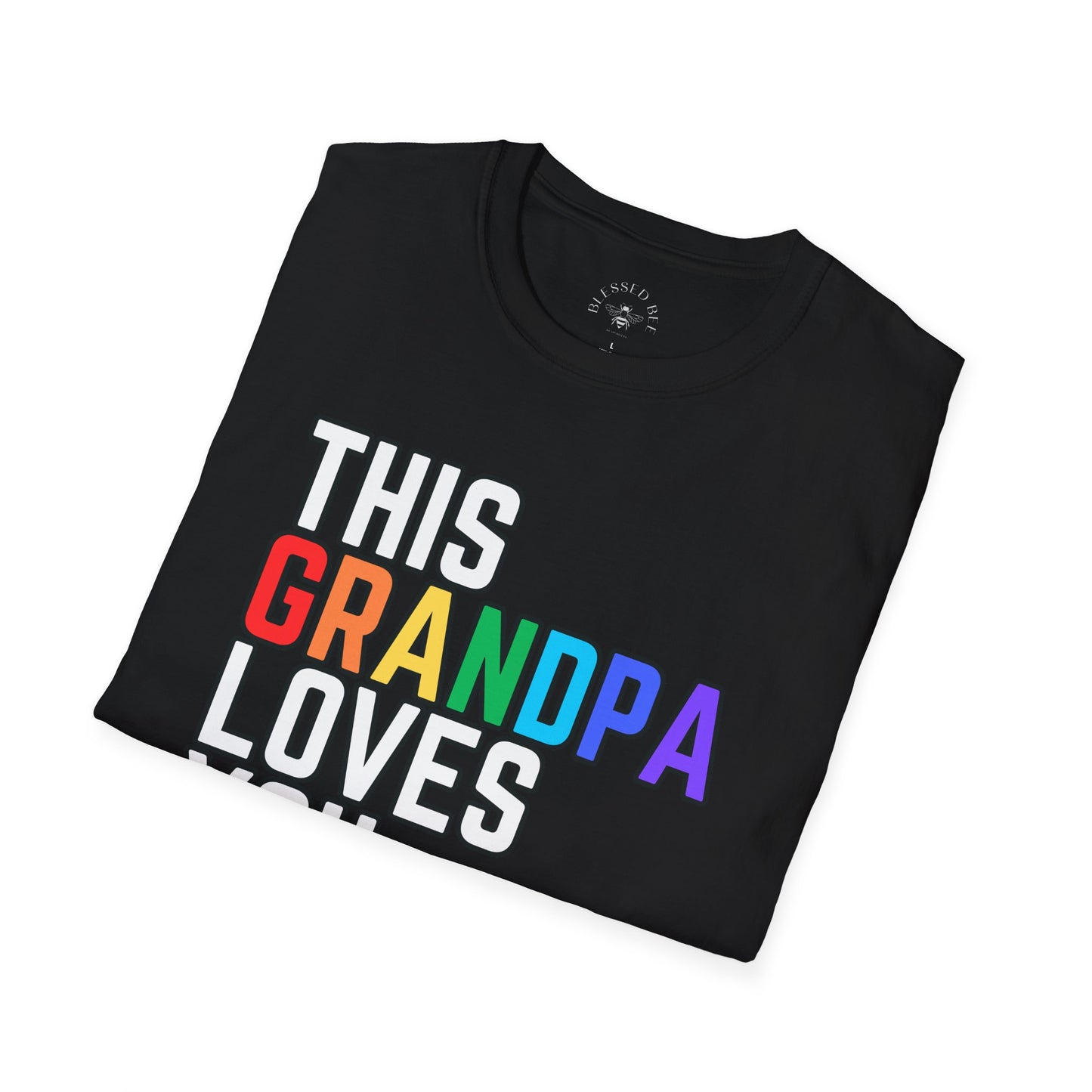 This Grandpa Loves You Rainbow Pride Shirt