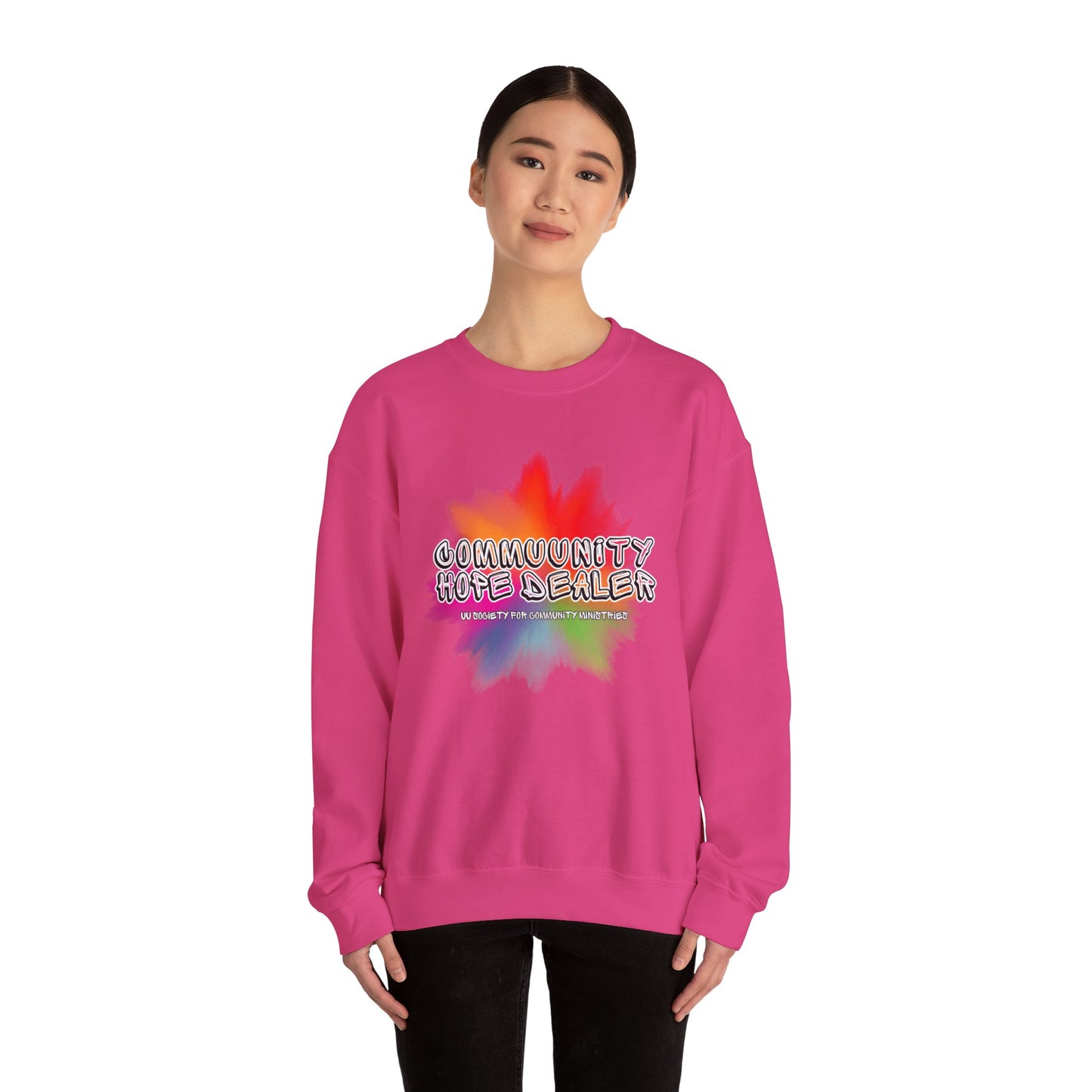 UUSCM x Blessed Bee Community Hope Dealer Sweatshirt - Profits Benefit UUSCM & the Blessed Bee Mutual Aid Fund
