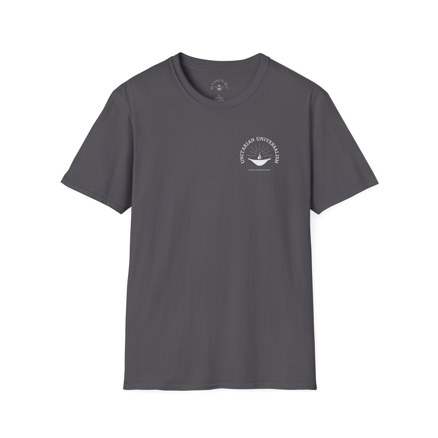 Is This a Gay Church? UUHS T-Shirt (Front & Back)