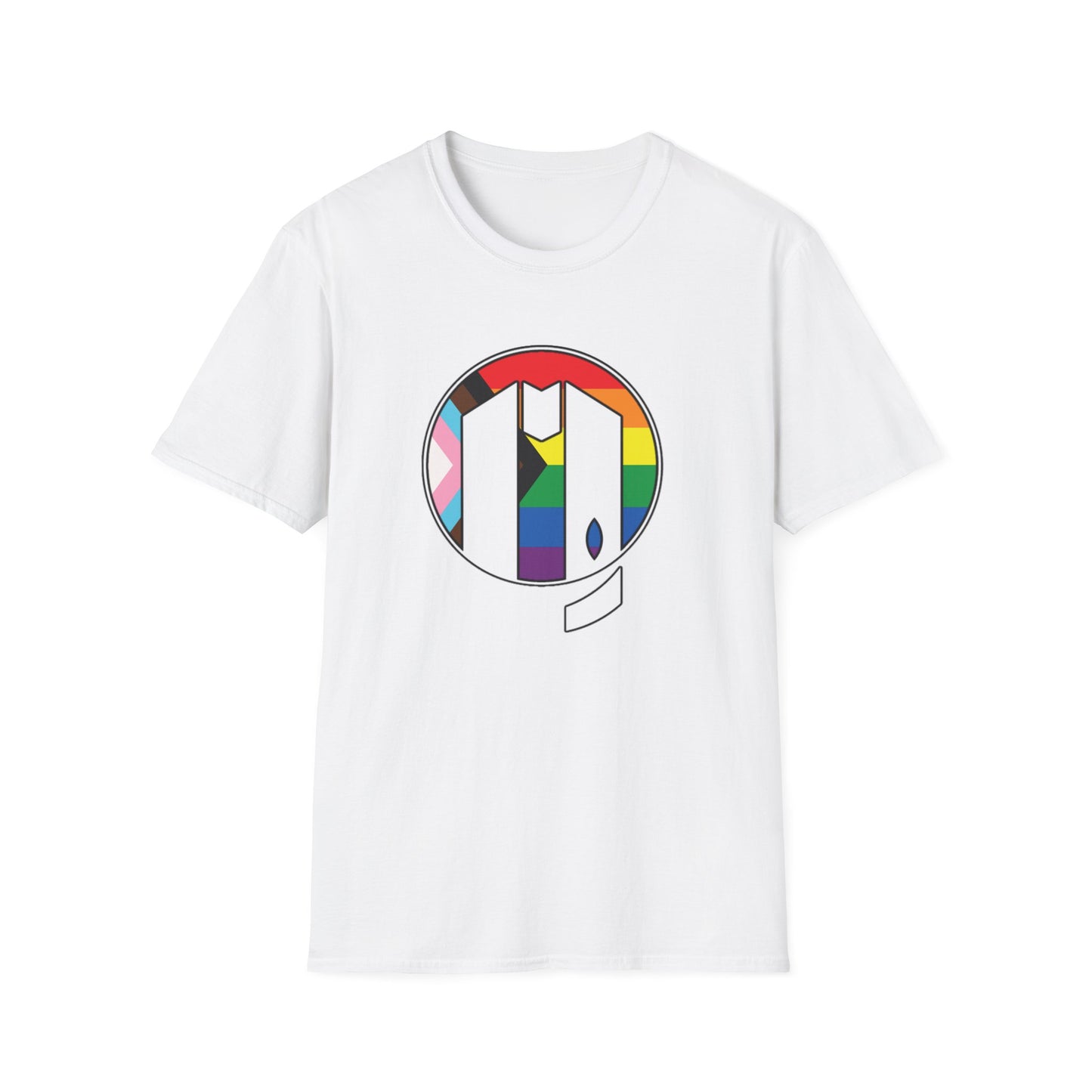 Rainbow Unitarian Universalist Ministers' Association UUMA Logo - Unisex Softstyle T-Shirt