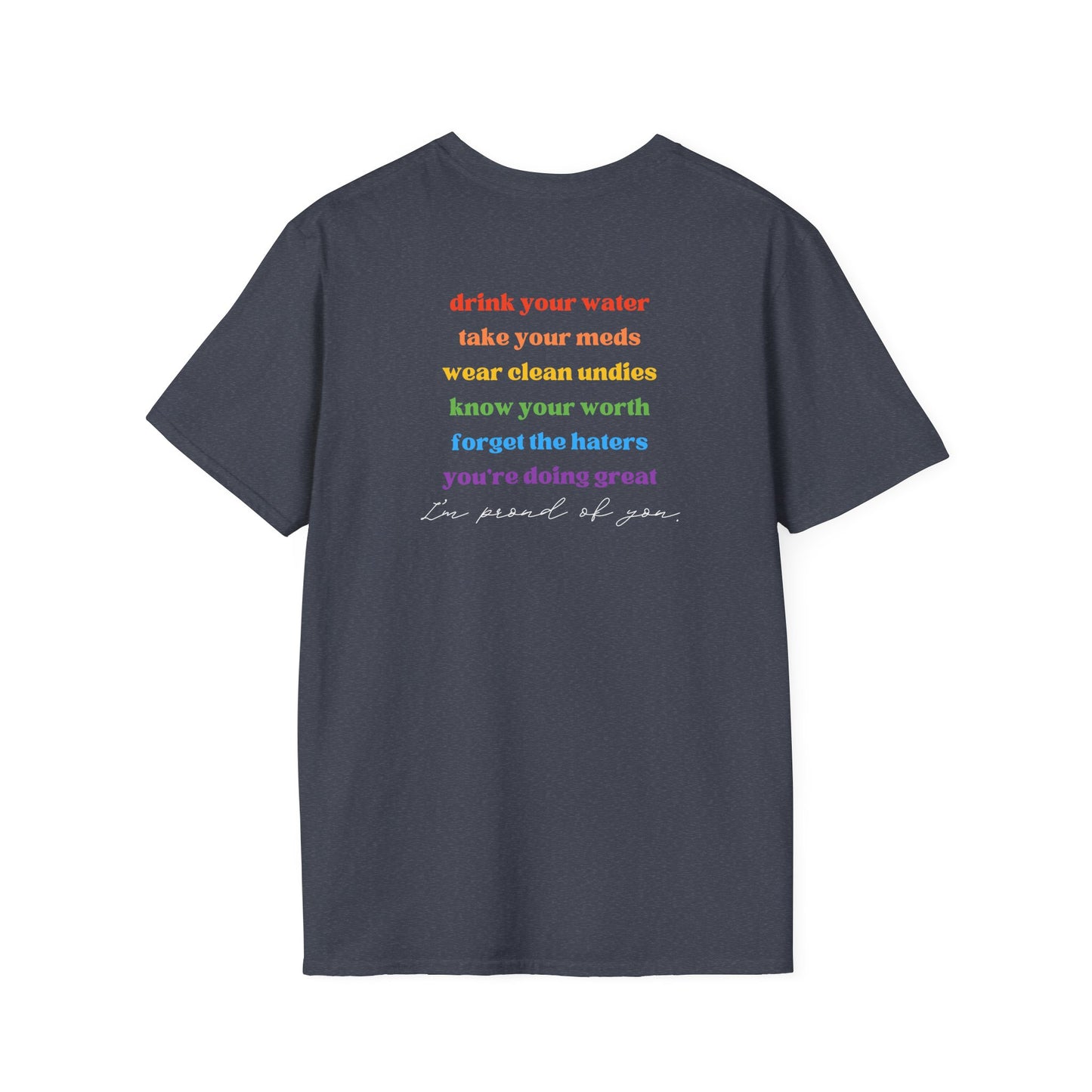 Hi Gay, I'm Mom - T-Shirt - Adult (Front & Back)