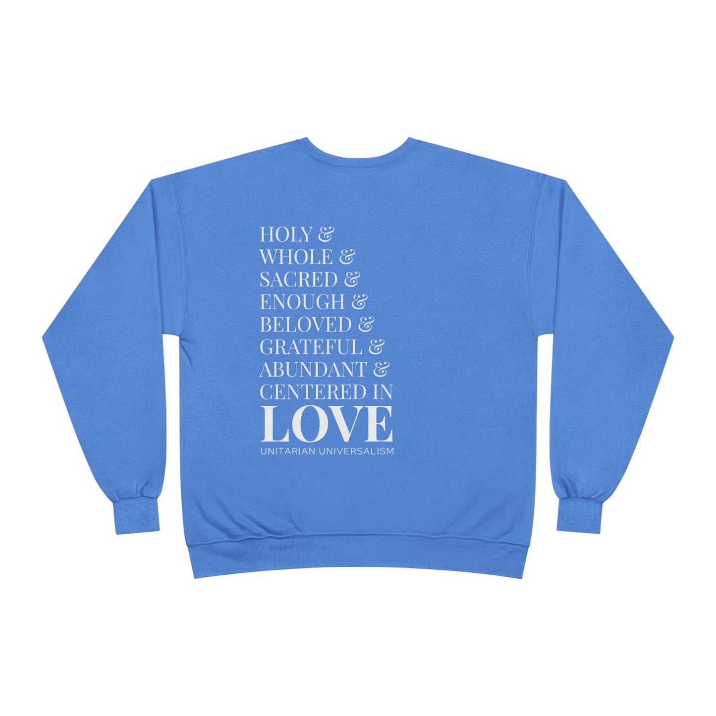 Centered in Love Unisex EcoSmart® Crewneck Sweatshirt