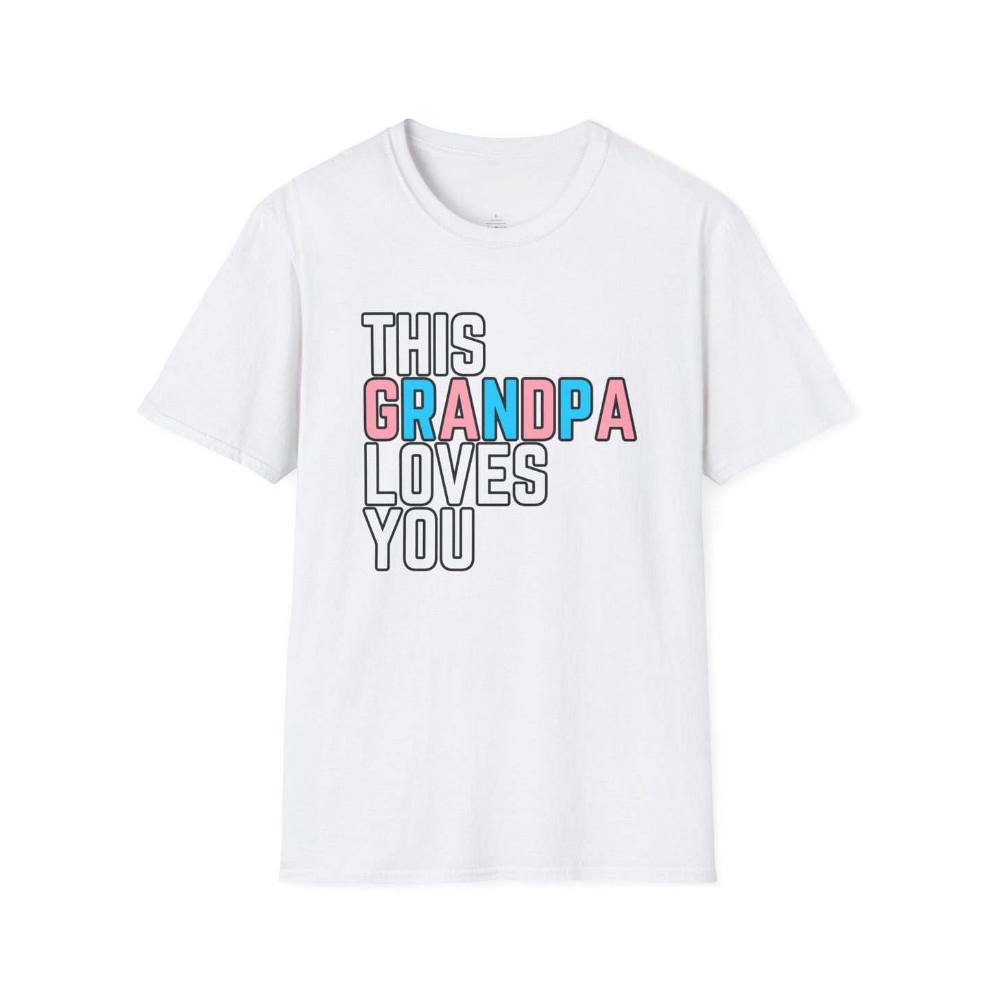This Grandpa Loves You Trans Pride Shirt