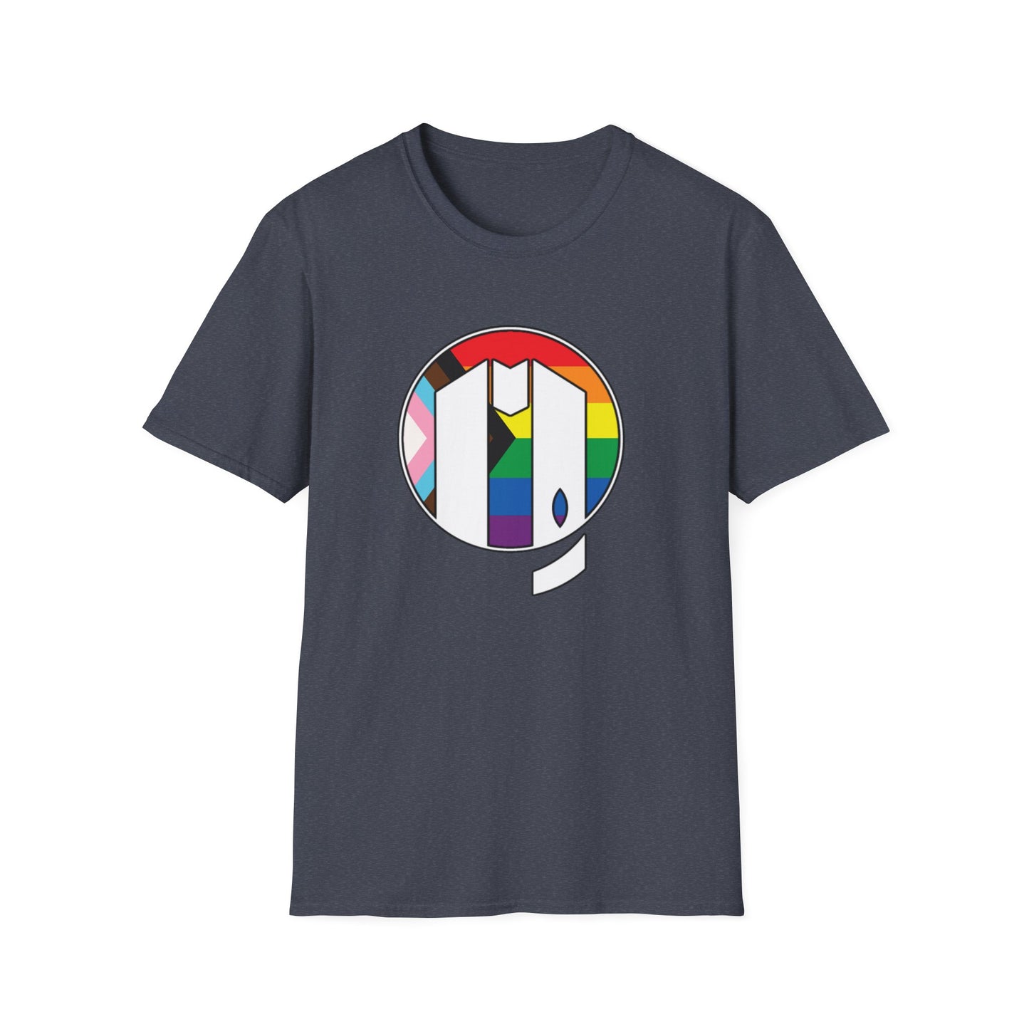 Rainbow Unitarian Universalist Ministers' Association UUMA Logo - Unisex Softstyle T-Shirt