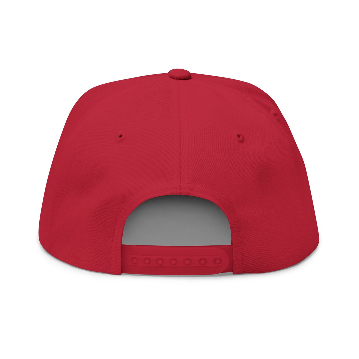 Being Racist is Weird AF Red Flat Bill Cap (Embroidery)