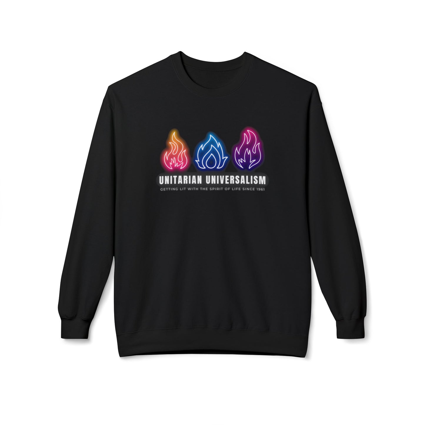 Unitarian Universalism - Getting Lit With the Spirit of Life Sweatshirt