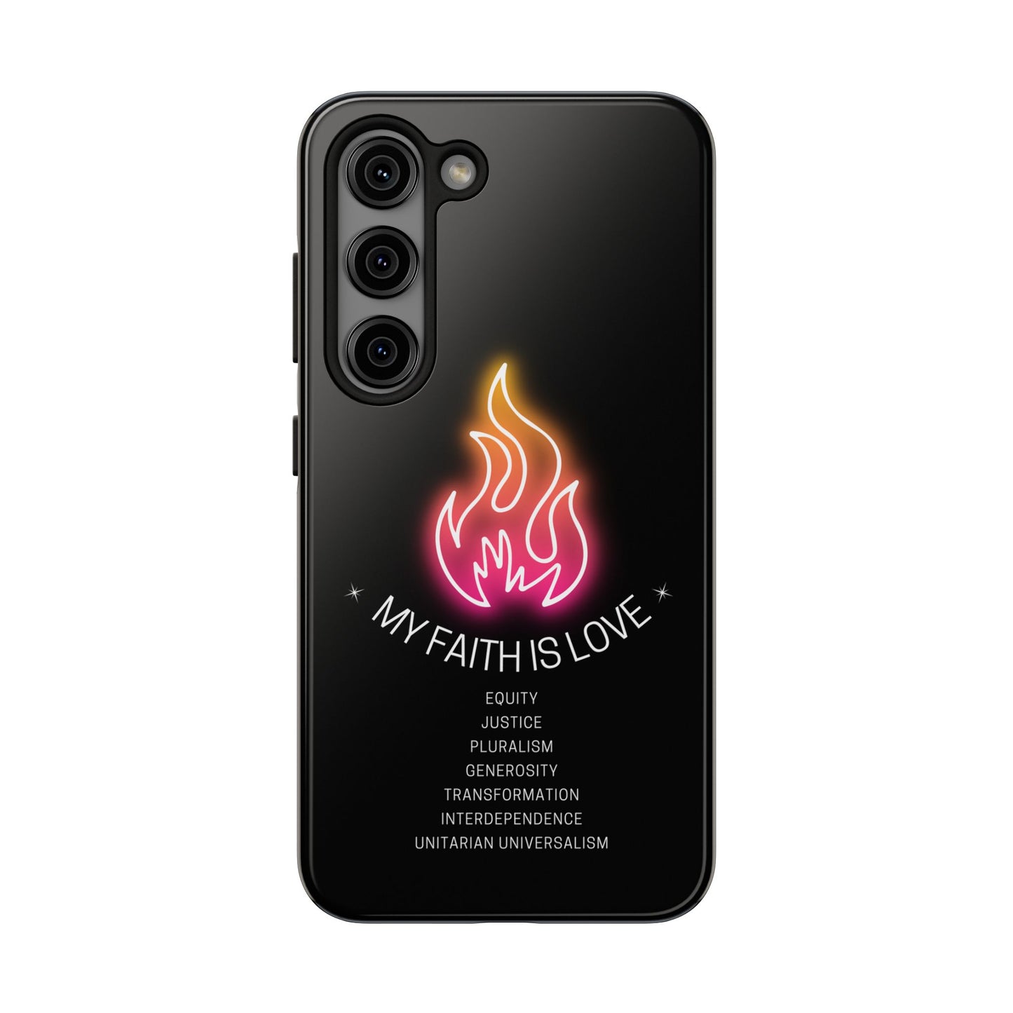 My Faith is Love UU Chalice Phone Case