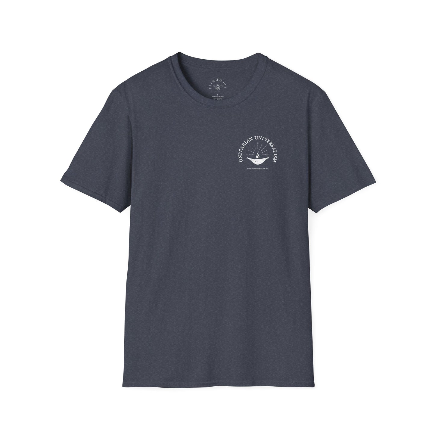 Is This a Gay Church? UUHS T-Shirt (Front & Back)