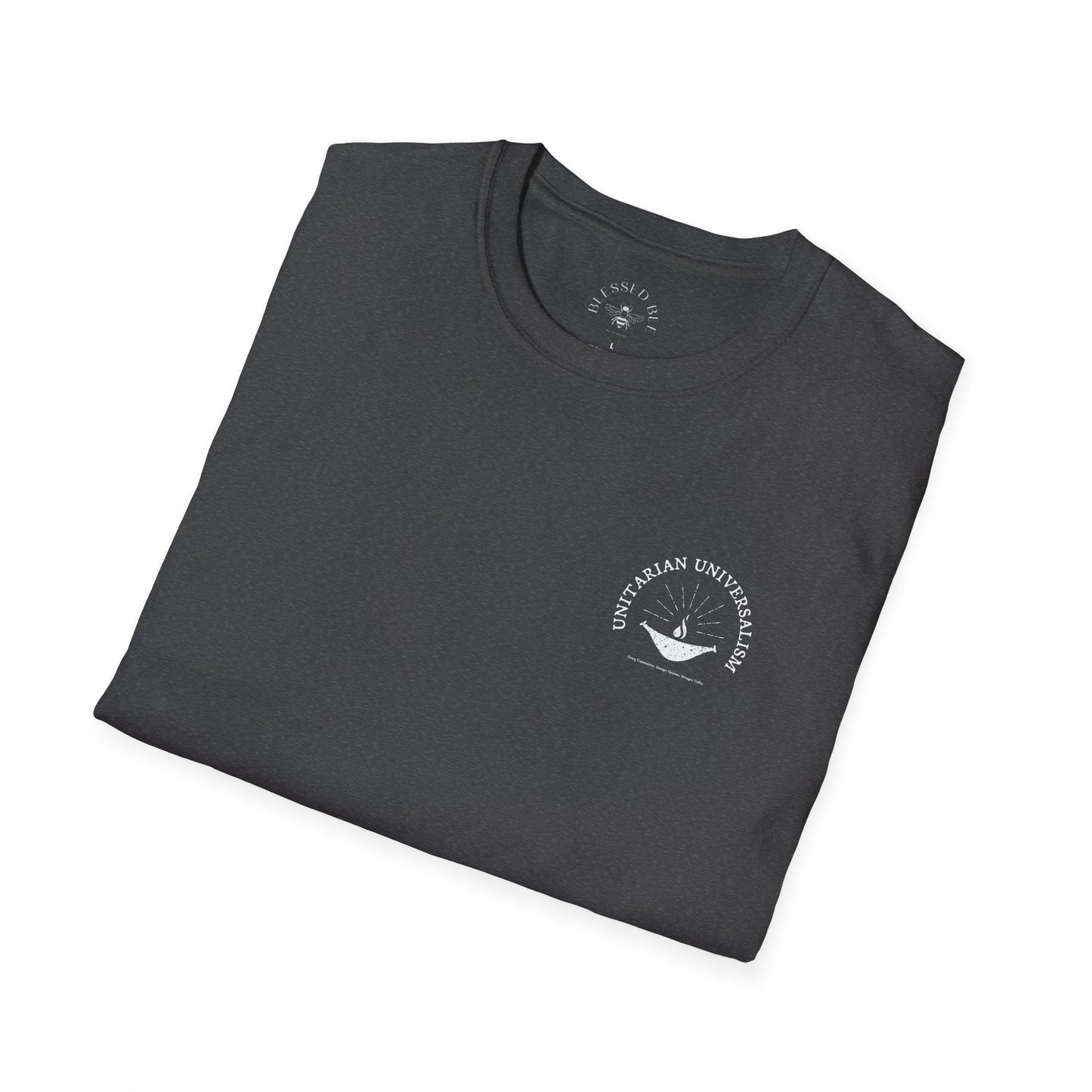 "Strong Communities. Stronger Opinions. Strongest Coffee." UUHS T-Shirt (Front & Back)