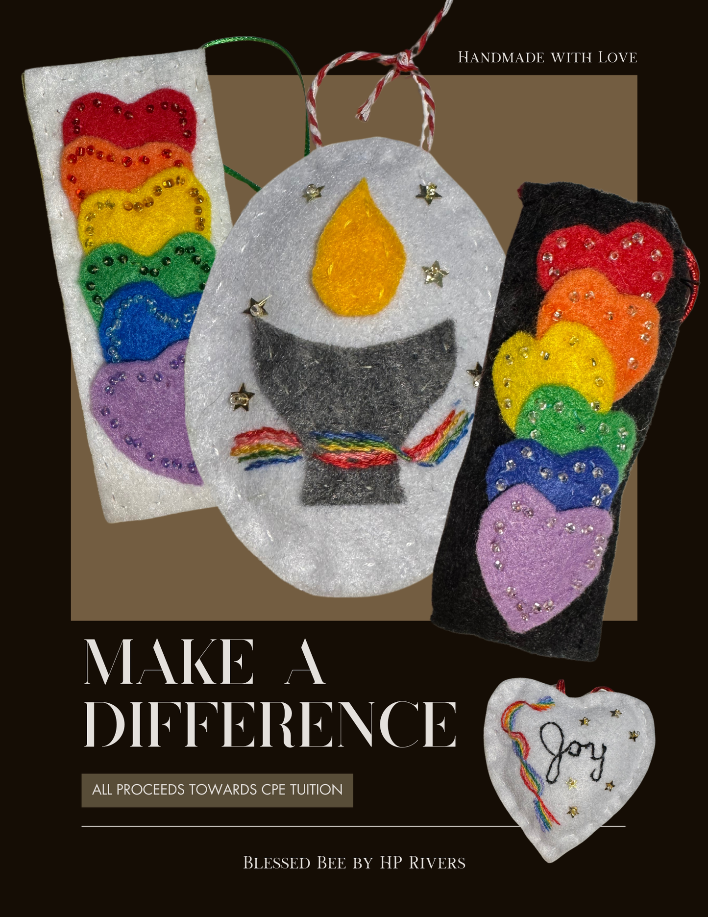 Handmade Ornament - Proceeds Support CPE Tuition for UU Seminarians! (Sliding Scale)