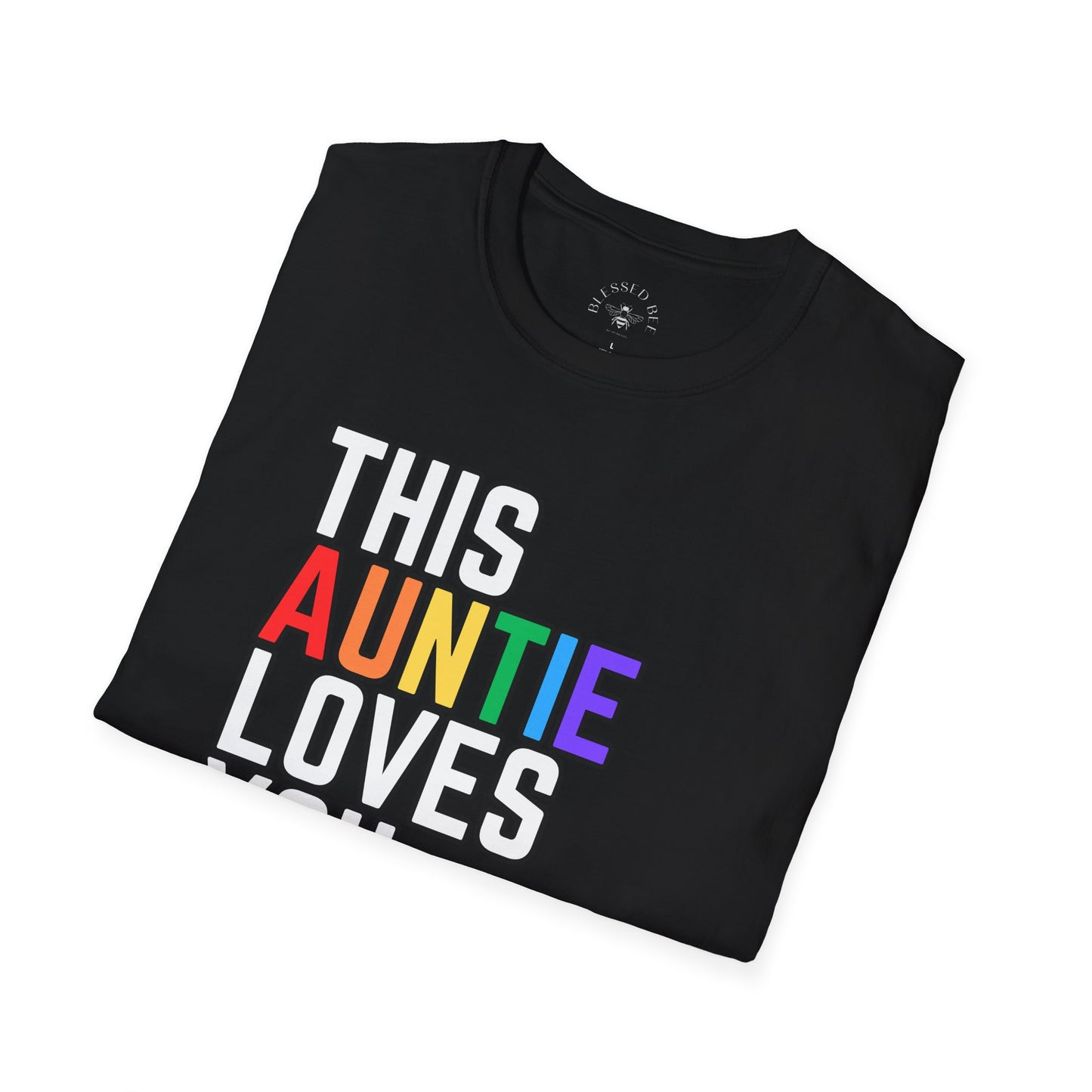 This Auntie Loves You Rainbow Pride Shirt