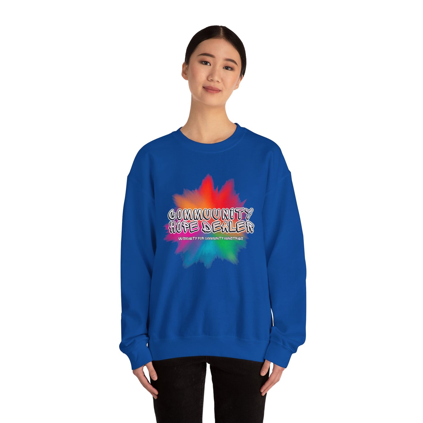 UUSCM x Blessed Bee Community Hope Dealer Sweatshirt - Profits Benefit UUSCM & the Blessed Bee Mutual Aid Fund