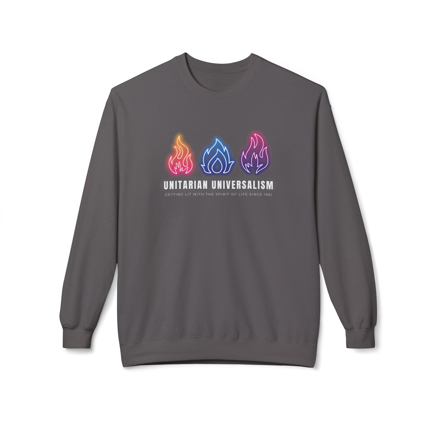 Unitarian Universalism - Getting Lit With the Spirit of Life Sweatshirt
