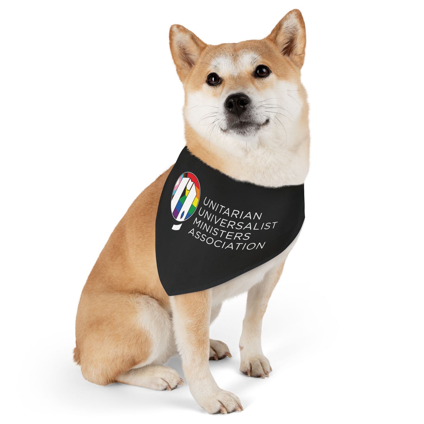 UUMA Rainbow Logo Pet Bandana Collar
