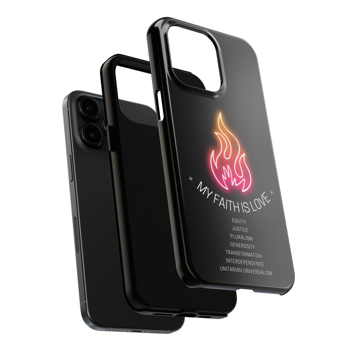 My Faith is Love UU Chalice Phone Case