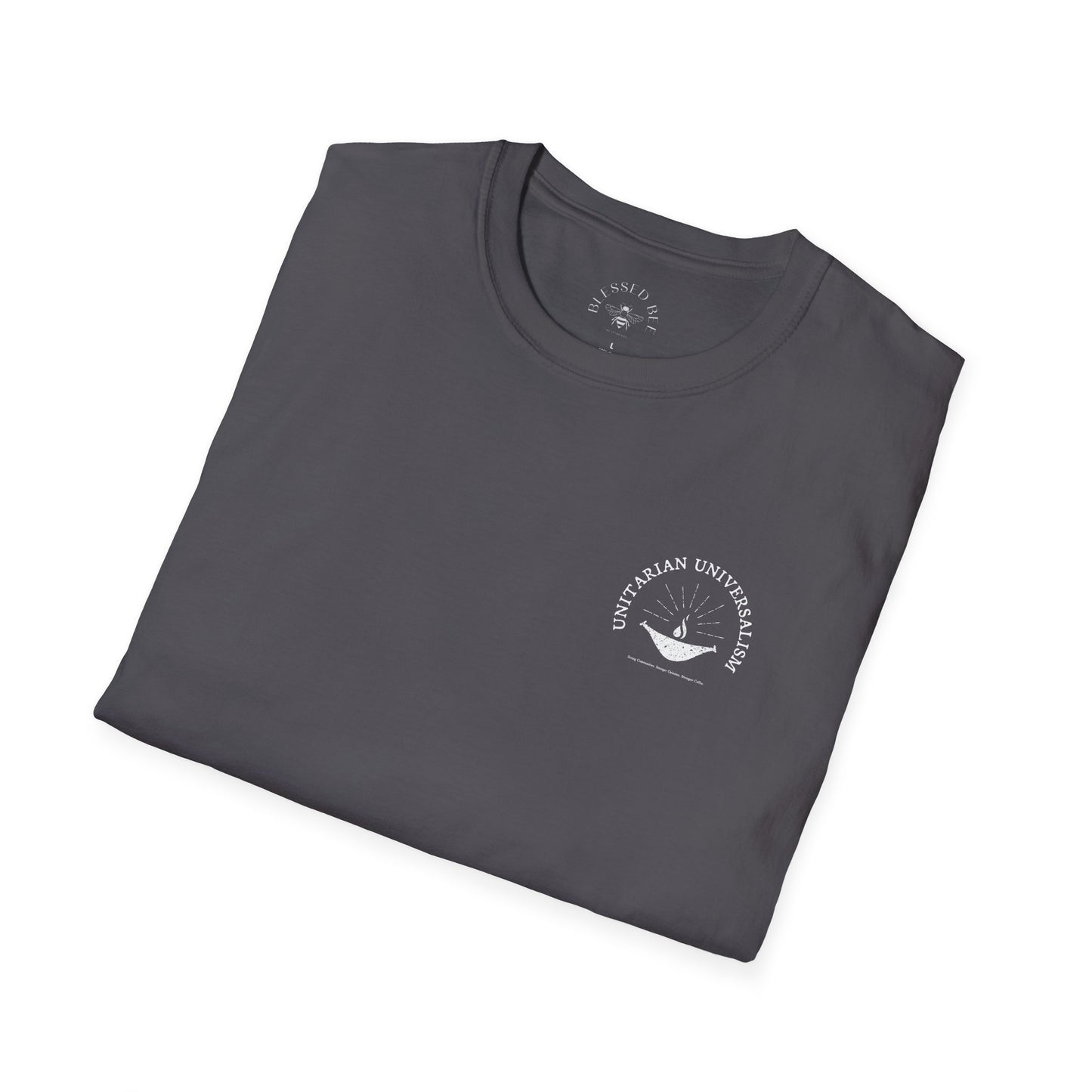 "Strong Communities. Stronger Opinions. Strongest Coffee." UUHS T-Shirt (Front & Back)
