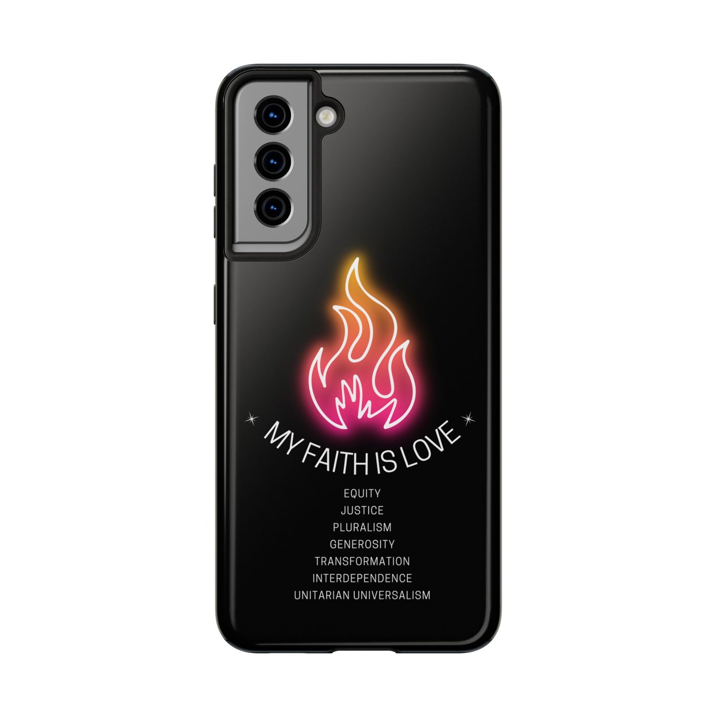 My Faith is Love UU Chalice Phone Case