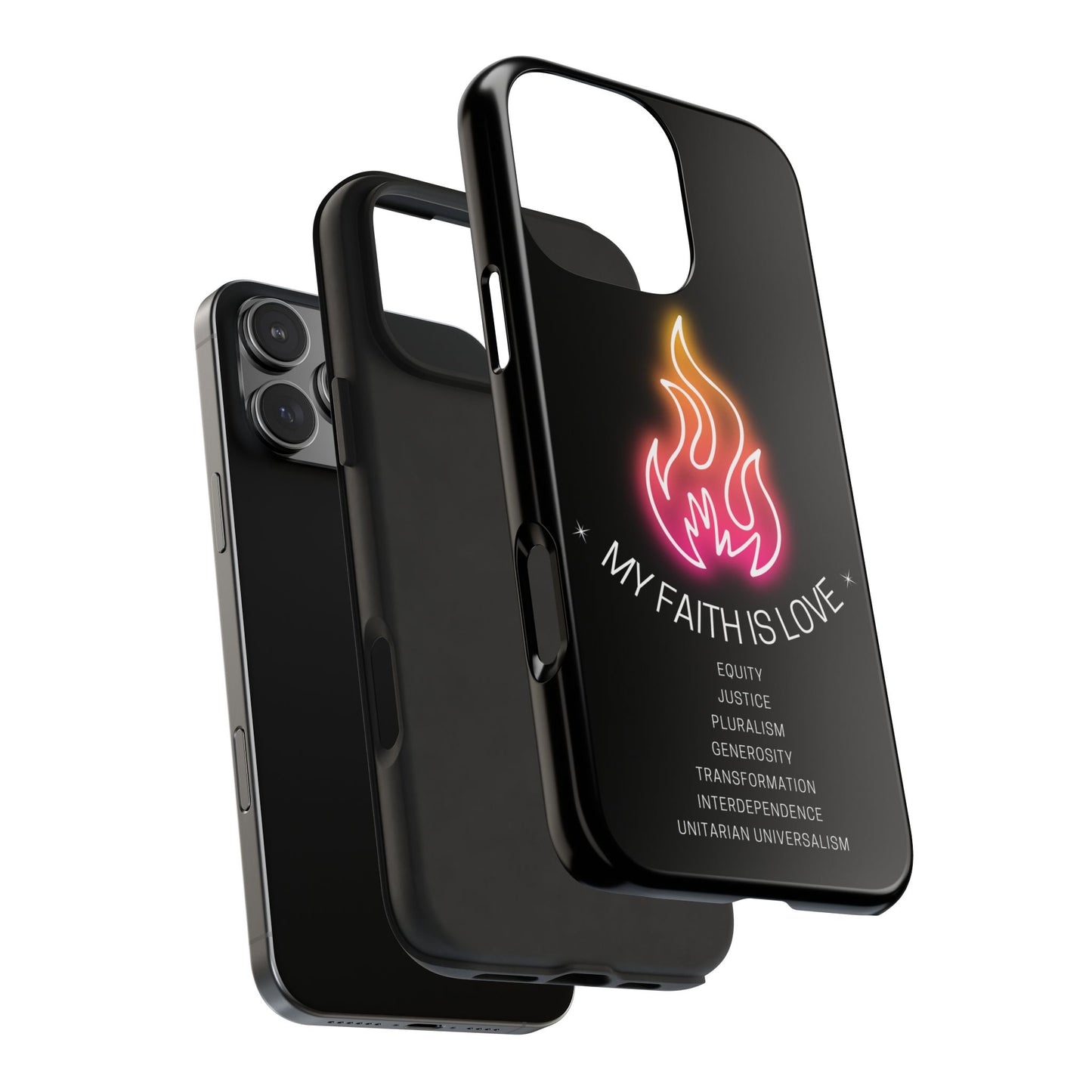 My Faith is Love UU Chalice Phone Case