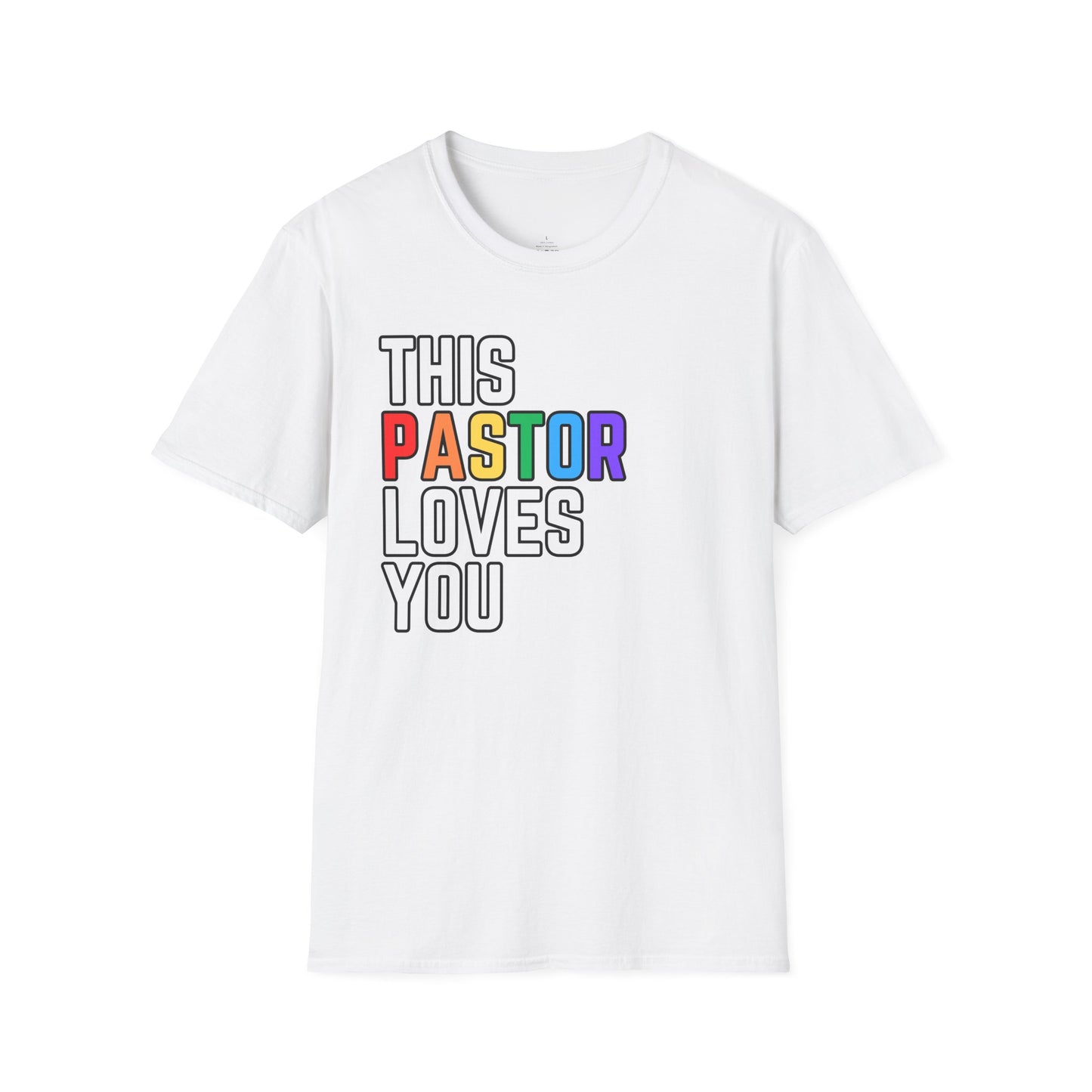 This Pastor Loves You Rainbow Pride Shirt