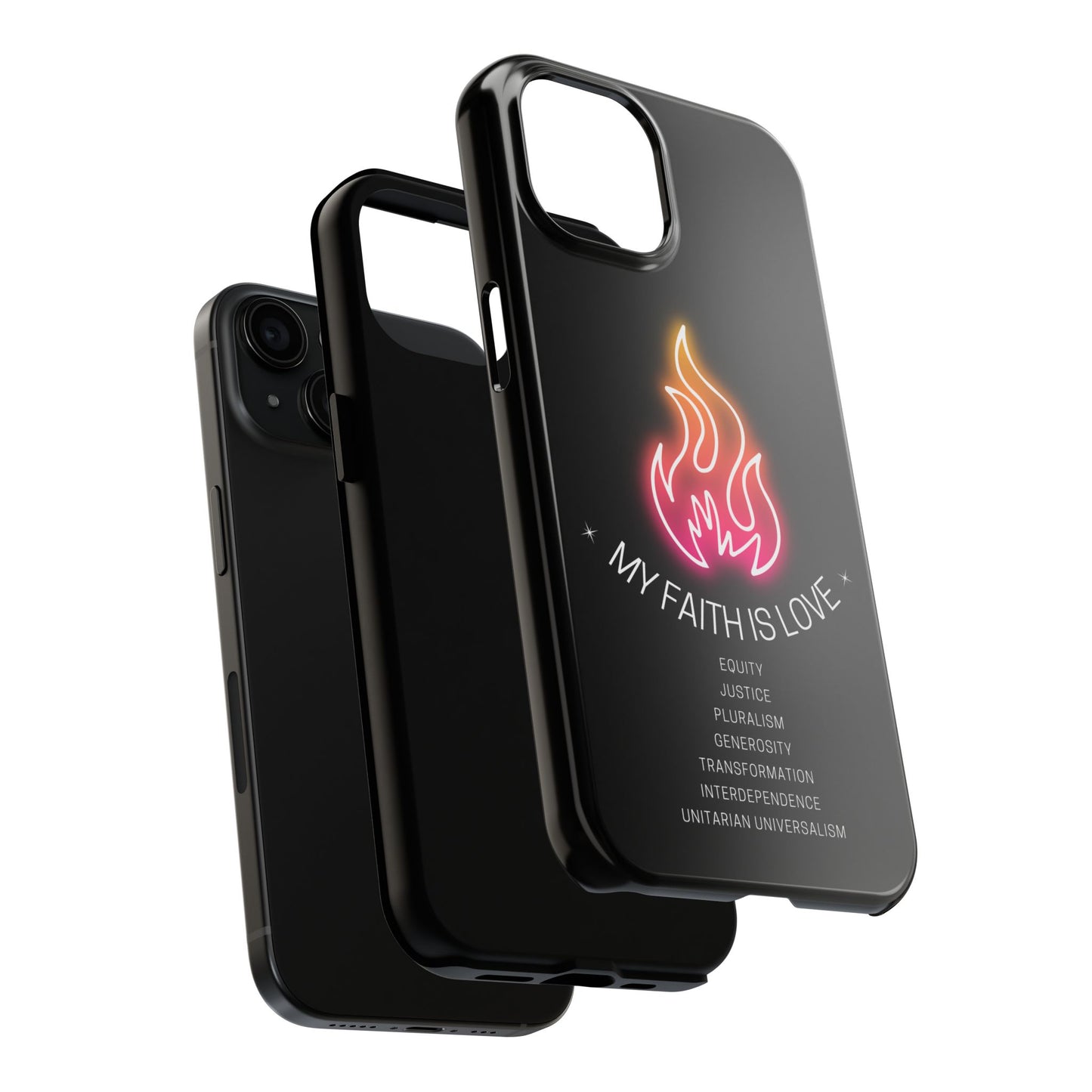 My Faith is Love UU Chalice Phone Case