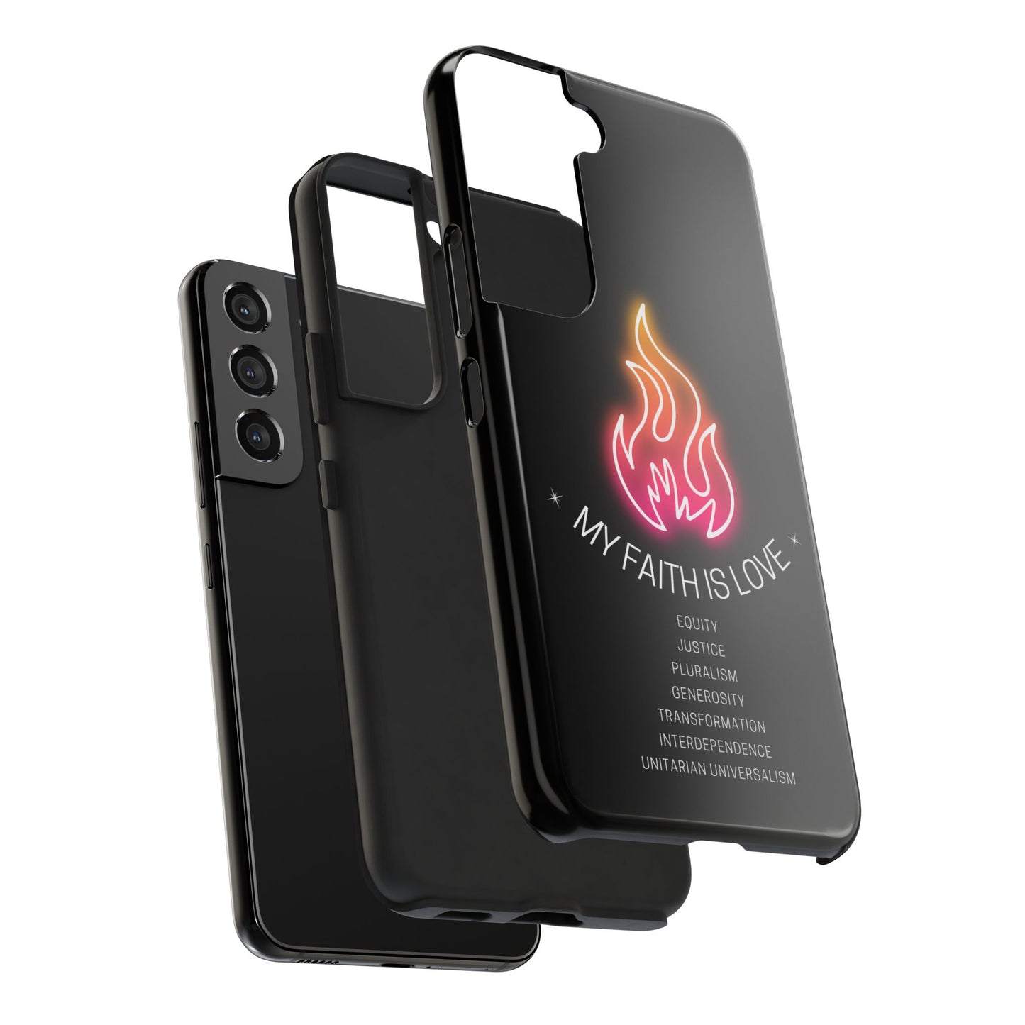 My Faith is Love UU Chalice Phone Case