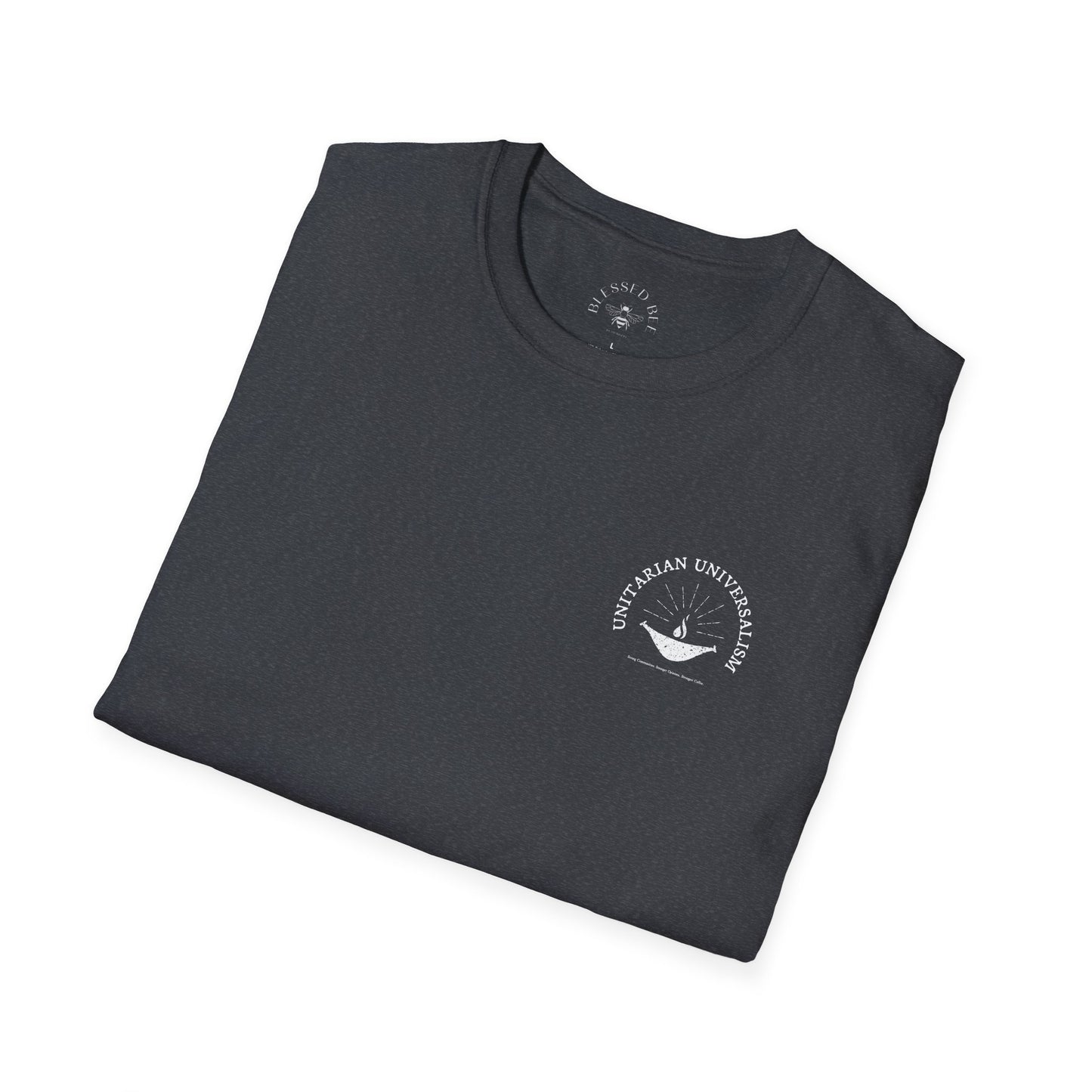 "Strong Communities. Stronger Opinions. Strongest Coffee." UUHS T-Shirt (Front & Back)