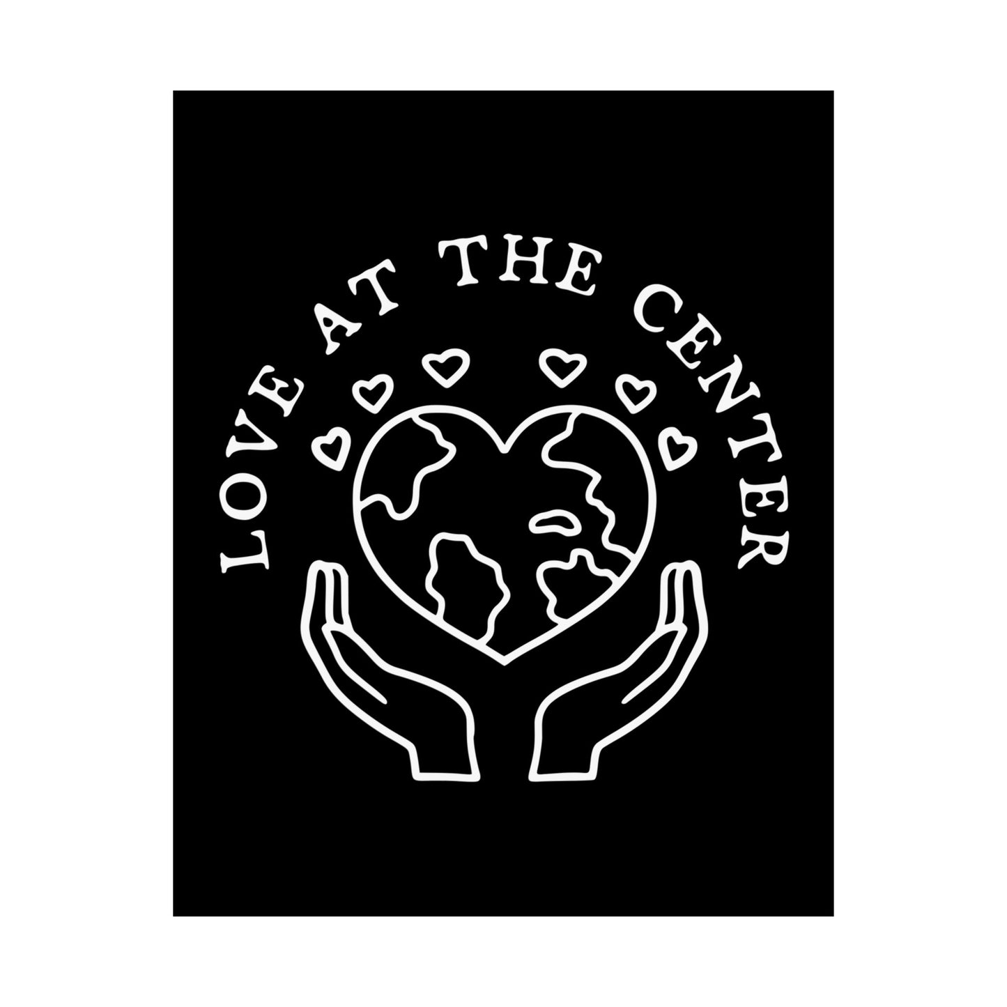 Love at the Center - 16x20 Poster Print