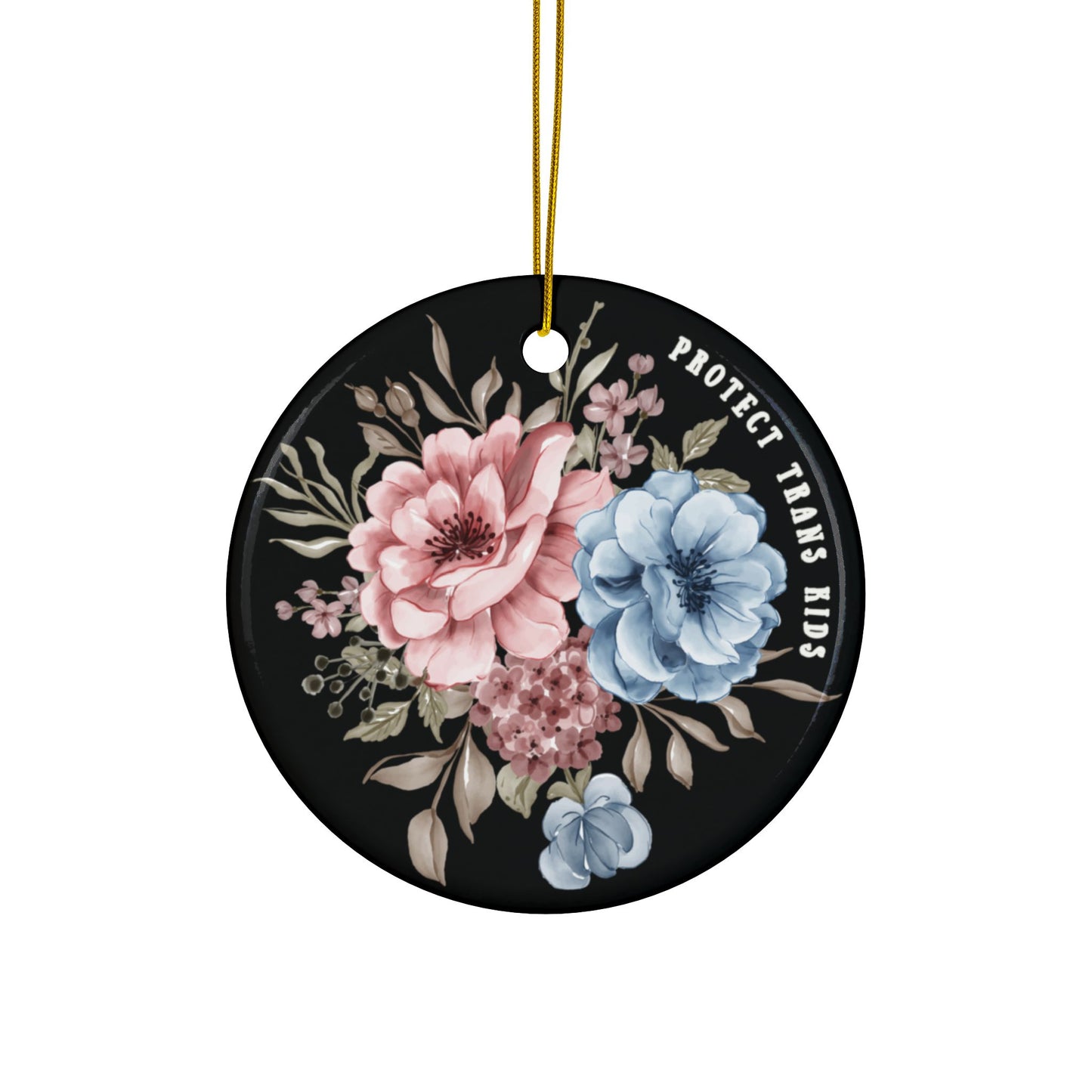 Protect Trans Kids Ornament by Blessed Bee