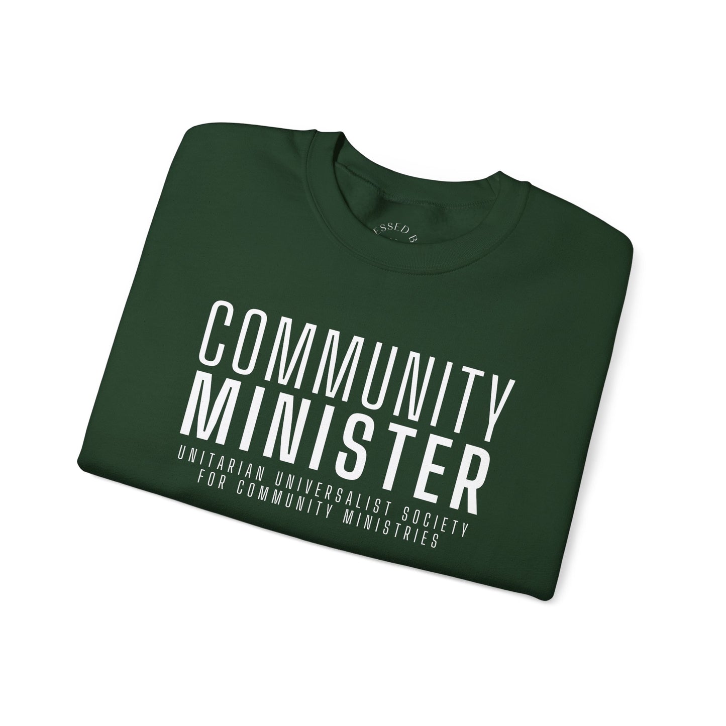 UUSCM x Blessed Bee Community Minister Sweatshirt - Profits Benefit UUSCM & the Blessed Bee Mutual Aid Fund
