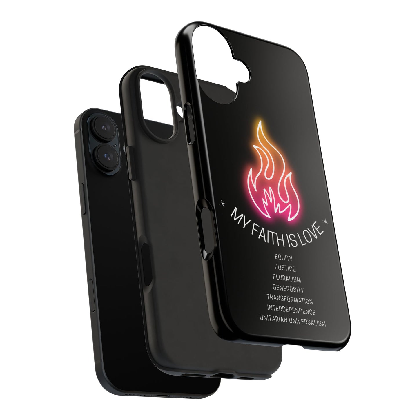 My Faith is Love UU Chalice Phone Case