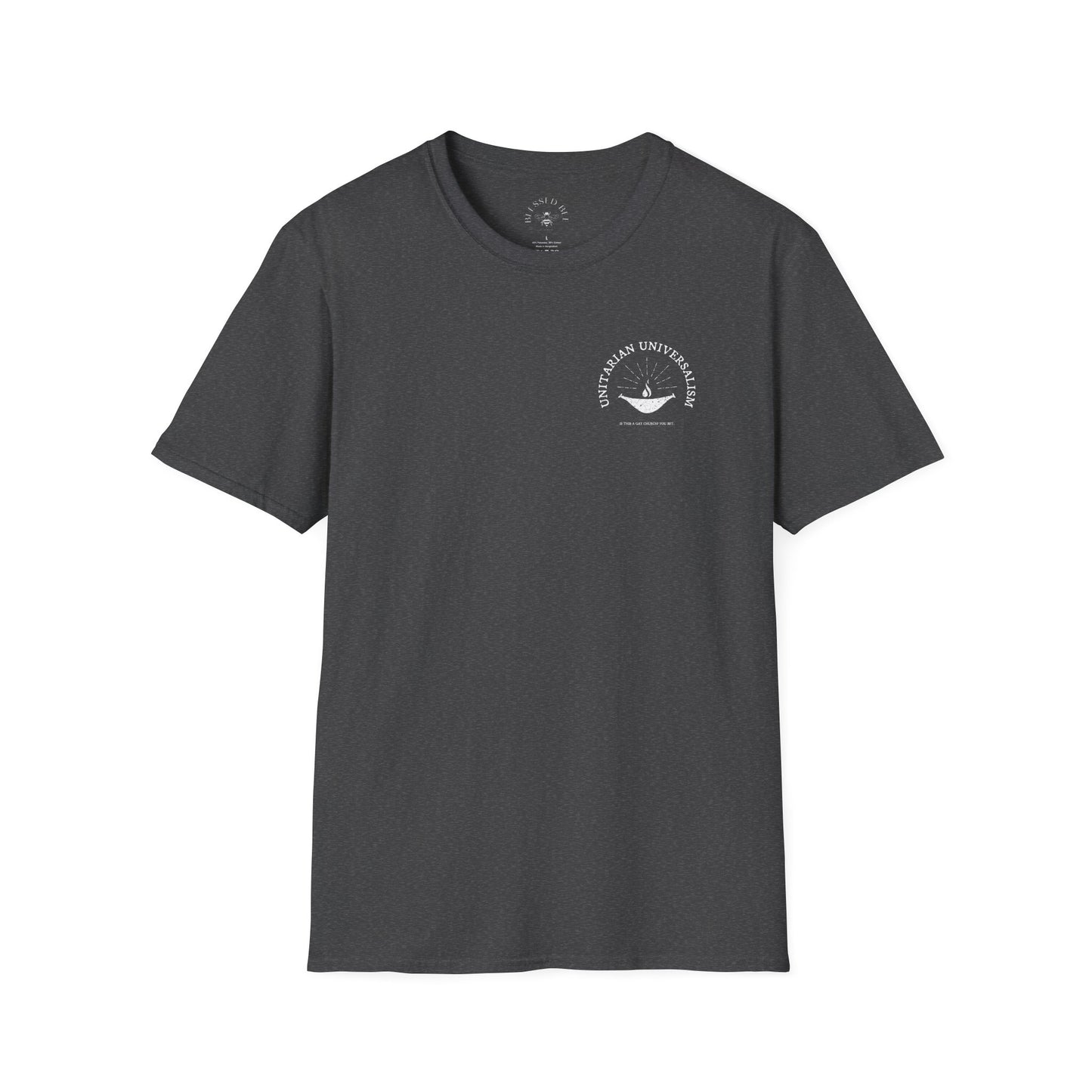 Is This a Gay Church? UUHS T-Shirt (Front & Back)